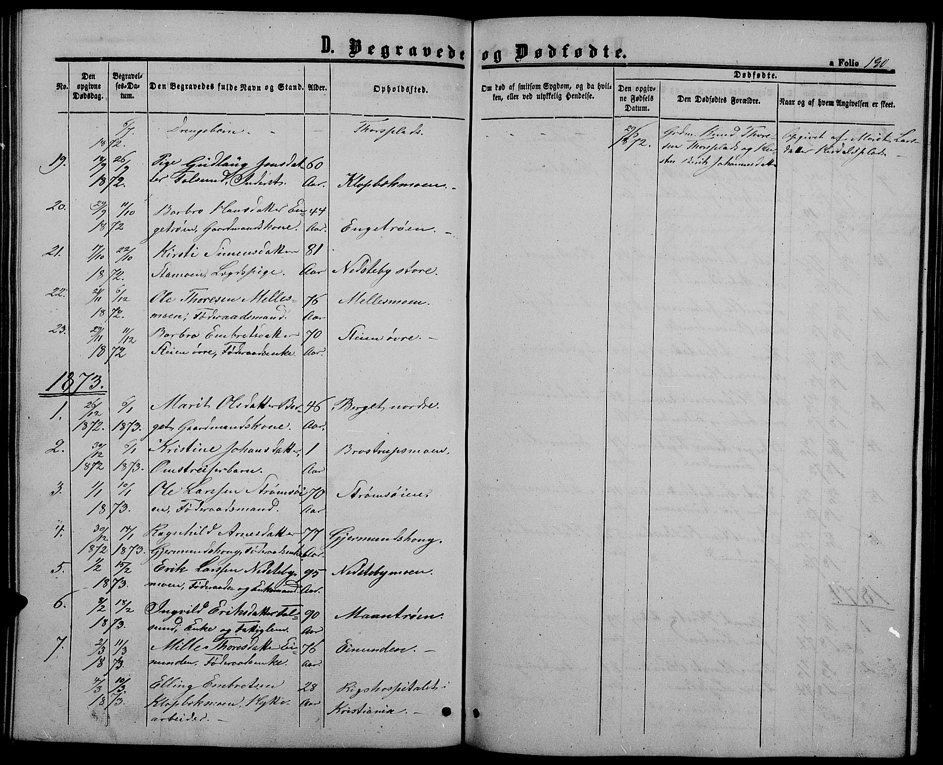Alvdal prestekontor, SAH/PREST-060/H/Ha/Hab/L0002: Parish register (copy) no. 2, 1863-1878, p. 190