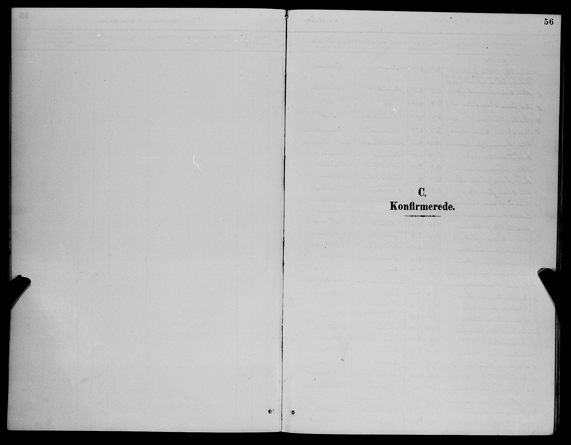 Fana Sokneprestembete, SAB/A-75101/H/Hab/Haba/L0002: Parish register (copy) no. A 2, 1889-1895, p. 56
