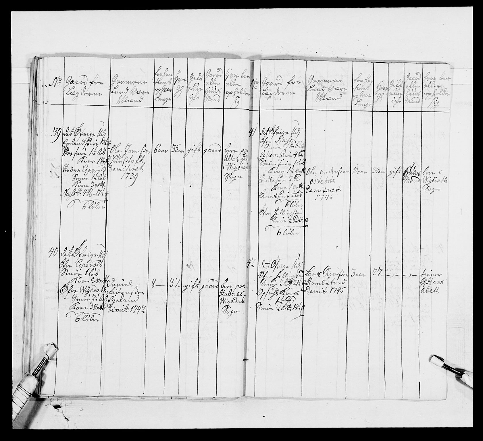 Kommanderende general (KG I) med Det norske krigsdirektorium, AV/RA-EA-5419/E/Ea/L0523: 2. Vesterlenske regiment, 1748-1765, p. 115