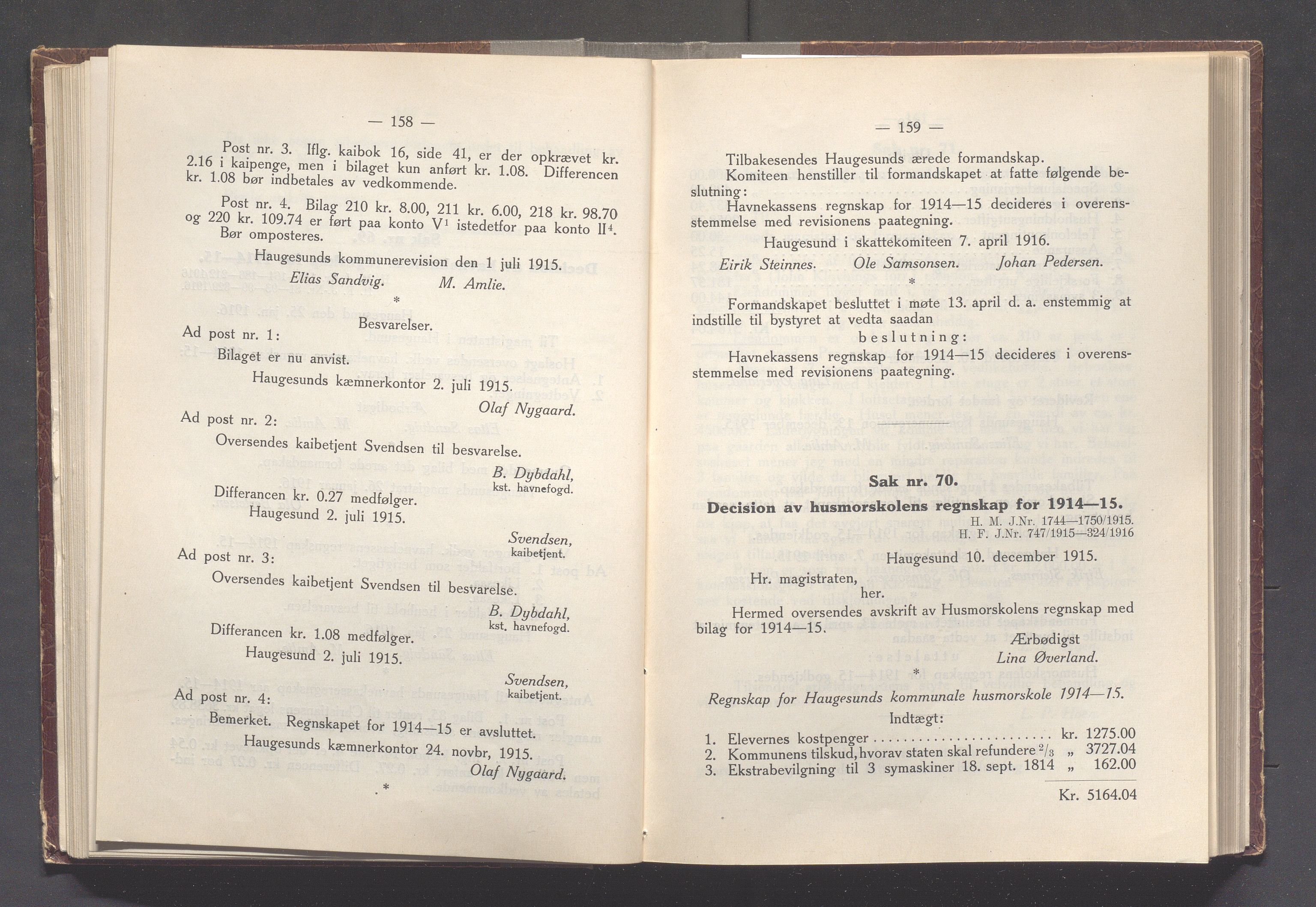 Haugesund kommune - Formannskapet og Bystyret, IKAR/A-740/A/Abb/L0002: Bystyreforhandlinger, 1908-1917, p. 752