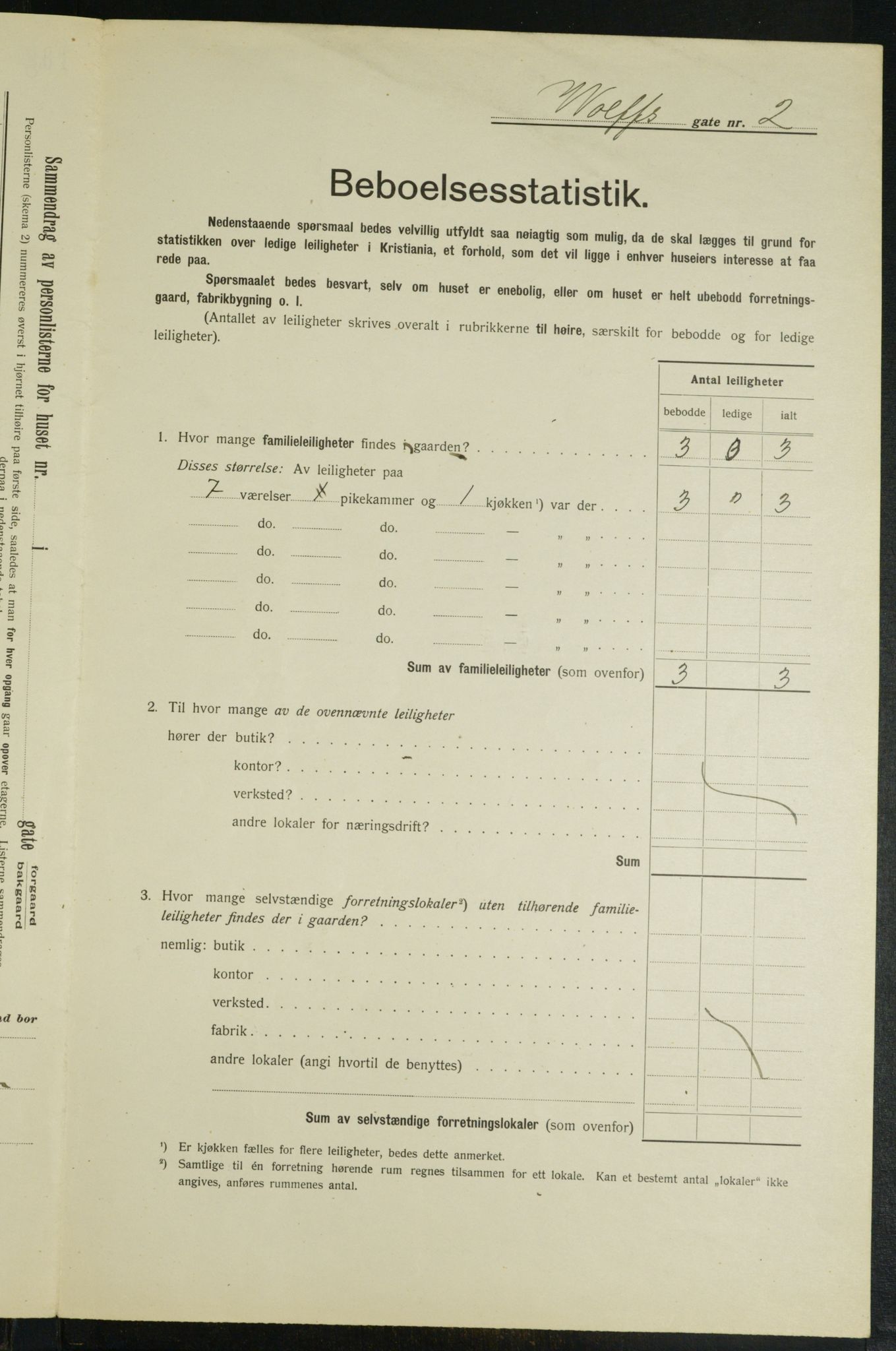 OBA, Municipal Census 1913 for Kristiania, 1913, p. 128393