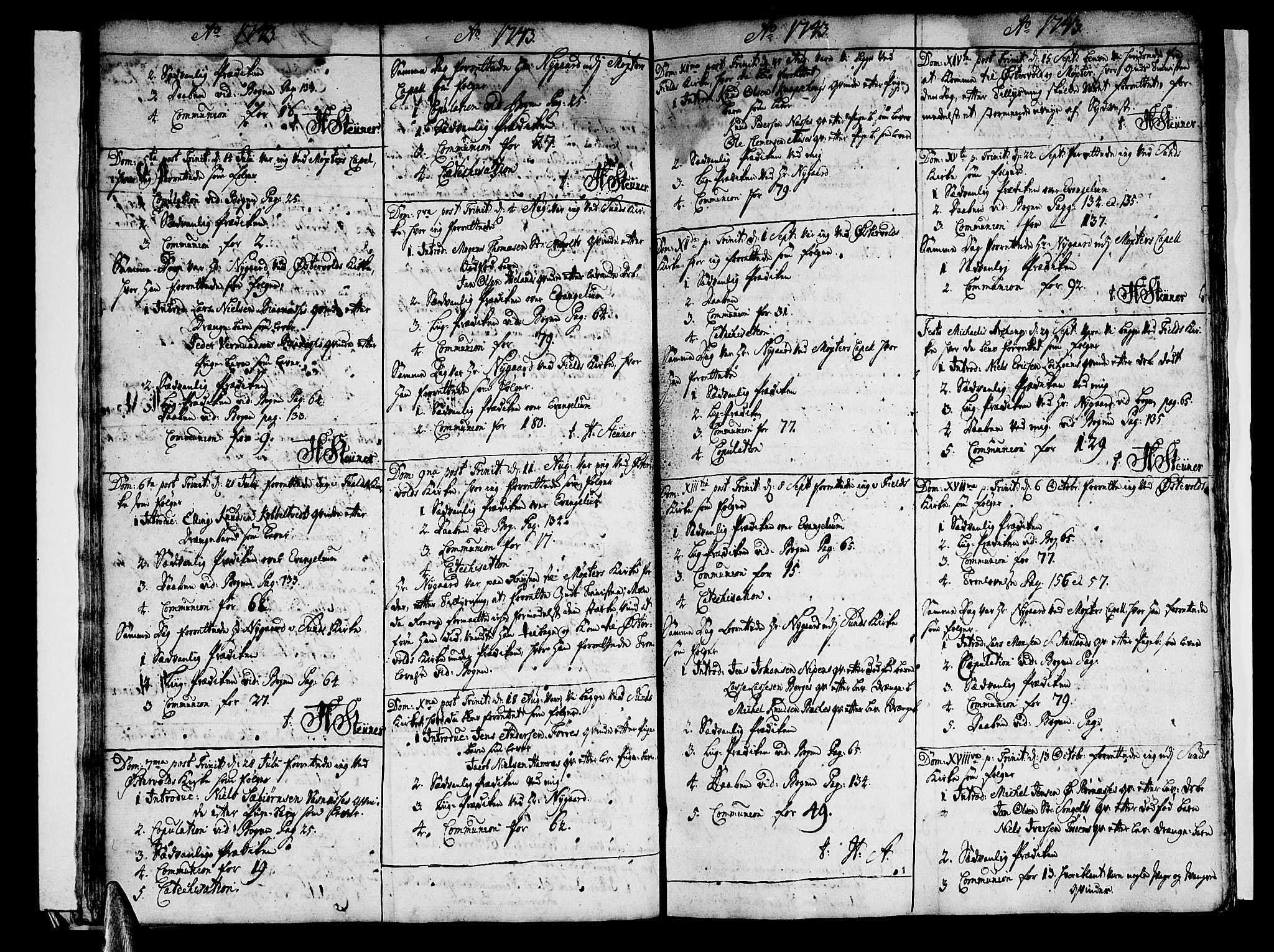 Sund sokneprestembete, AV/SAB-A-99930: Parish register (official) no. A 3, 1740-1769