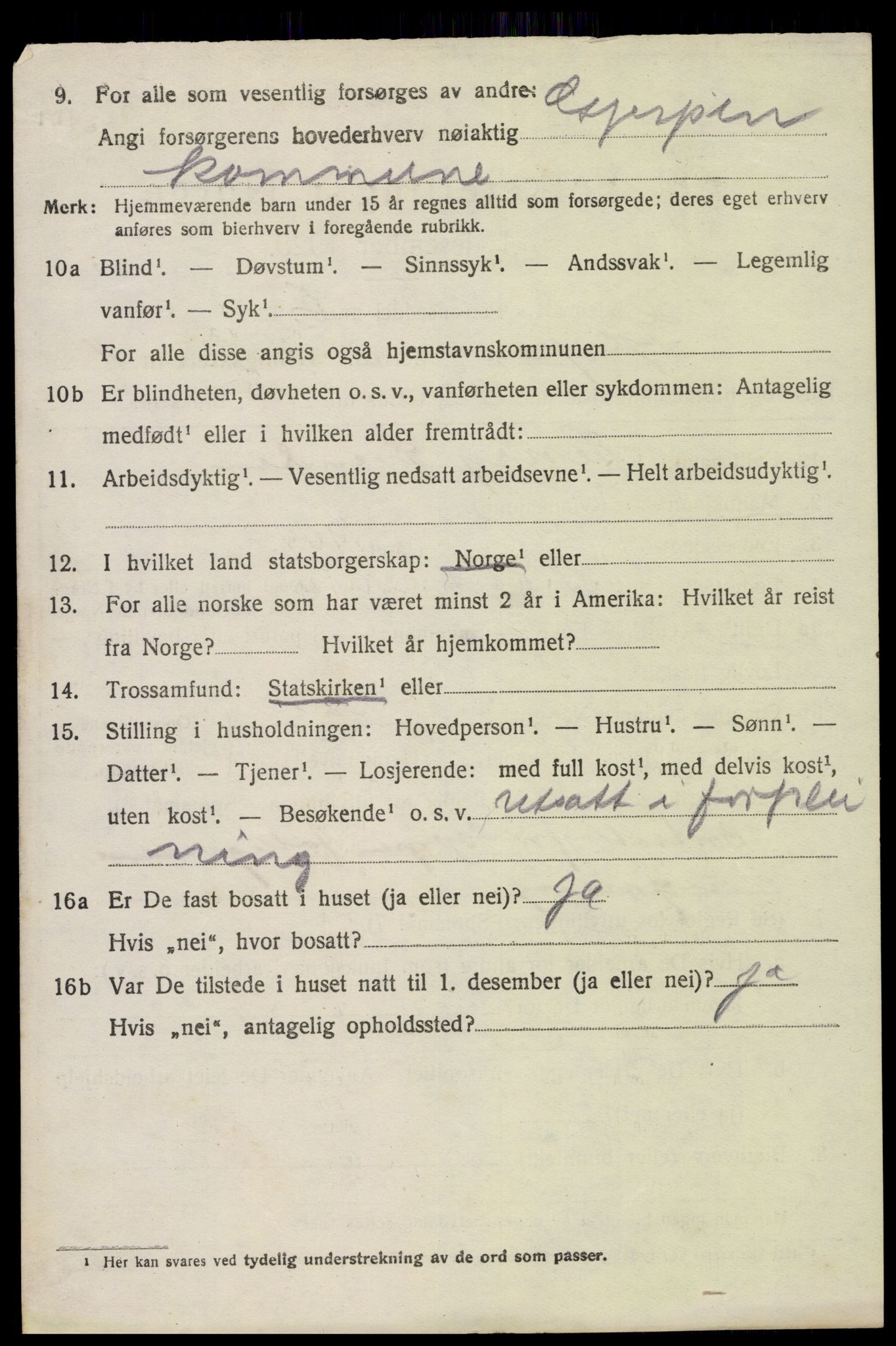 SAKO, 1920 census for Gjerpen, 1920, p. 13569