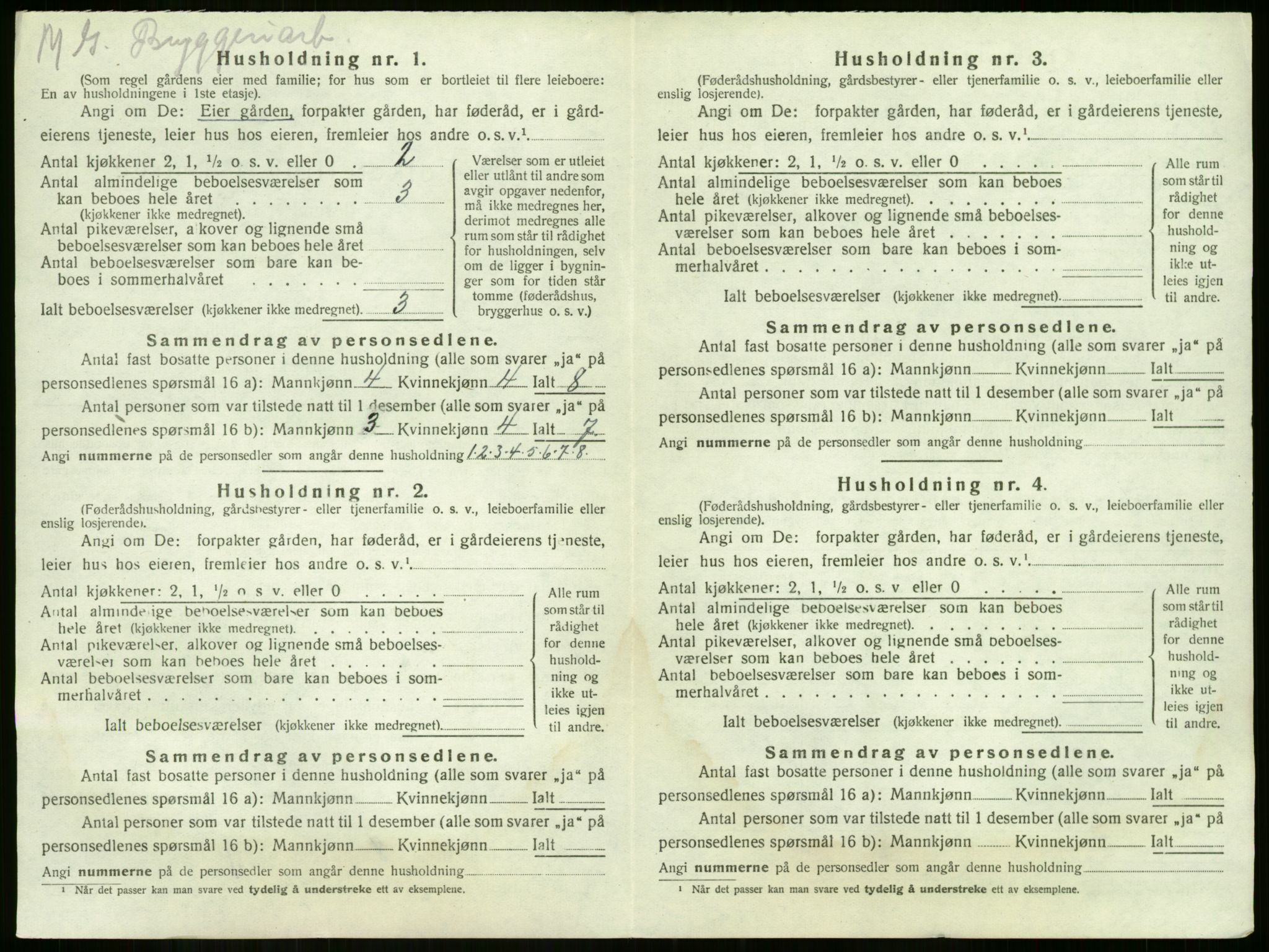 SAKO, 1920 census for Nøtterøy, 1920, p. 274