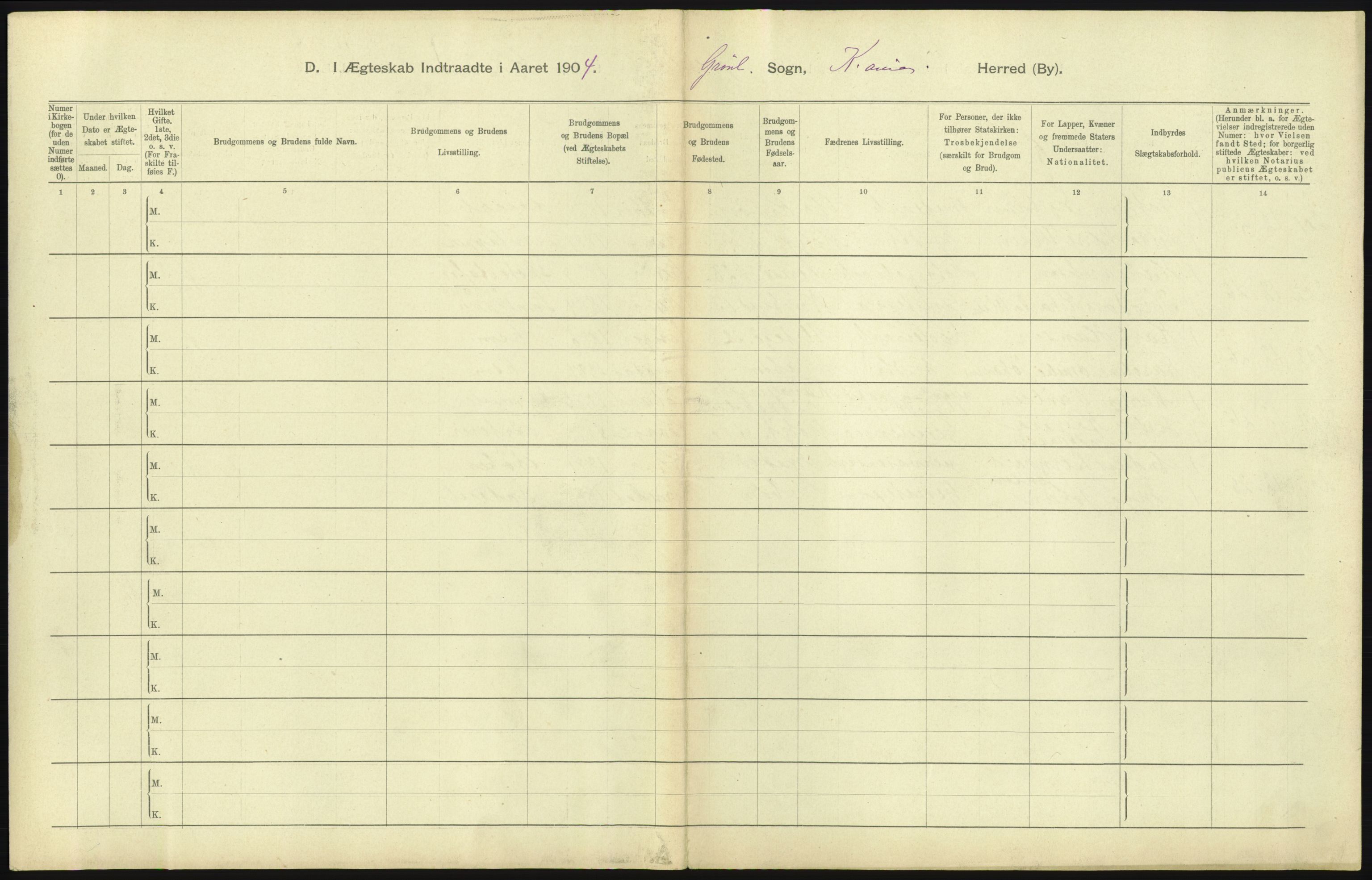 Statistisk sentralbyrå, Sosiodemografiske emner, Befolkning, AV/RA-S-2228/D/Df/Dfa/Dfab/L0004: Kristiania: Gifte, døde, 1904, p. 31