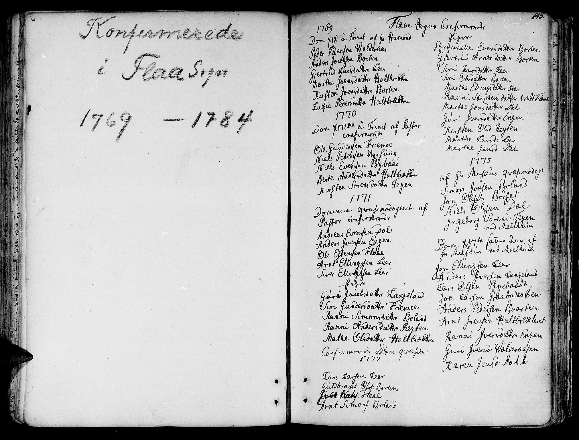 Ministerialprotokoller, klokkerbøker og fødselsregistre - Sør-Trøndelag, SAT/A-1456/691/L1062: Parish register (official) no. 691A02 /2, 1768-1815, p. 145
