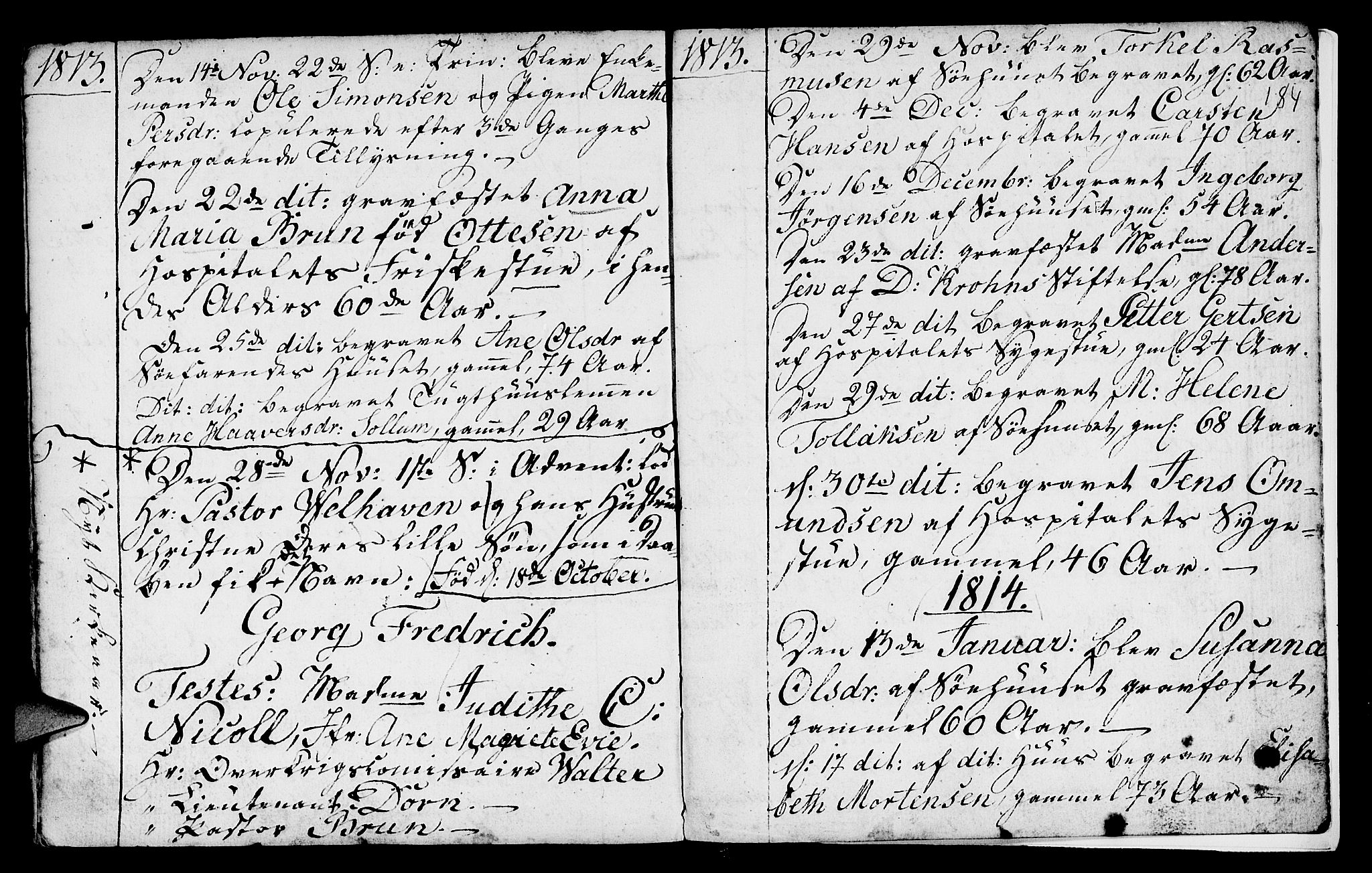 St. Jørgens hospital og Årstad sokneprestembete, AV/SAB-A-99934: Parish register (official) no. A 2, 1766-1814, p. 184