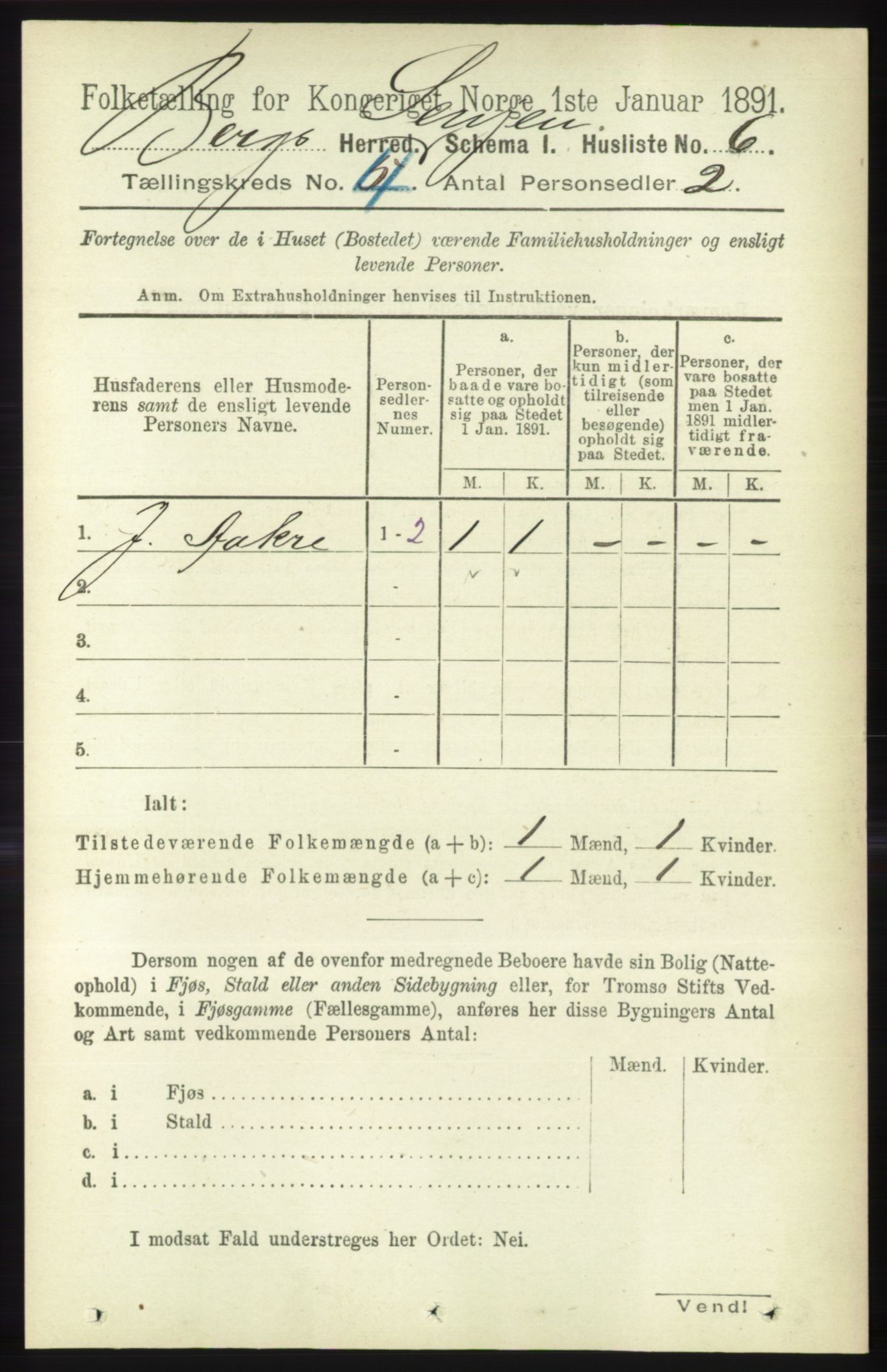 RA, 1891 census for 1929 Berg, 1891, p. 1559