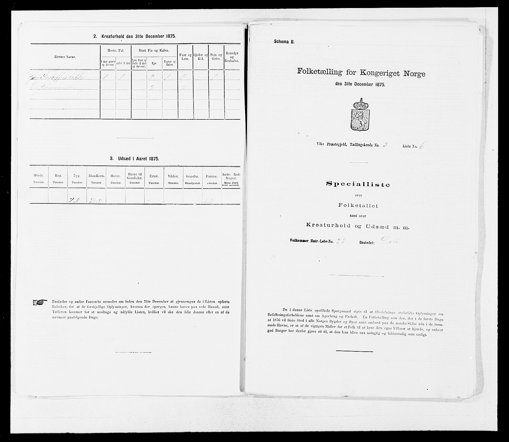 SAB, 1875 census for 1417P Vik, 1875, p. 314