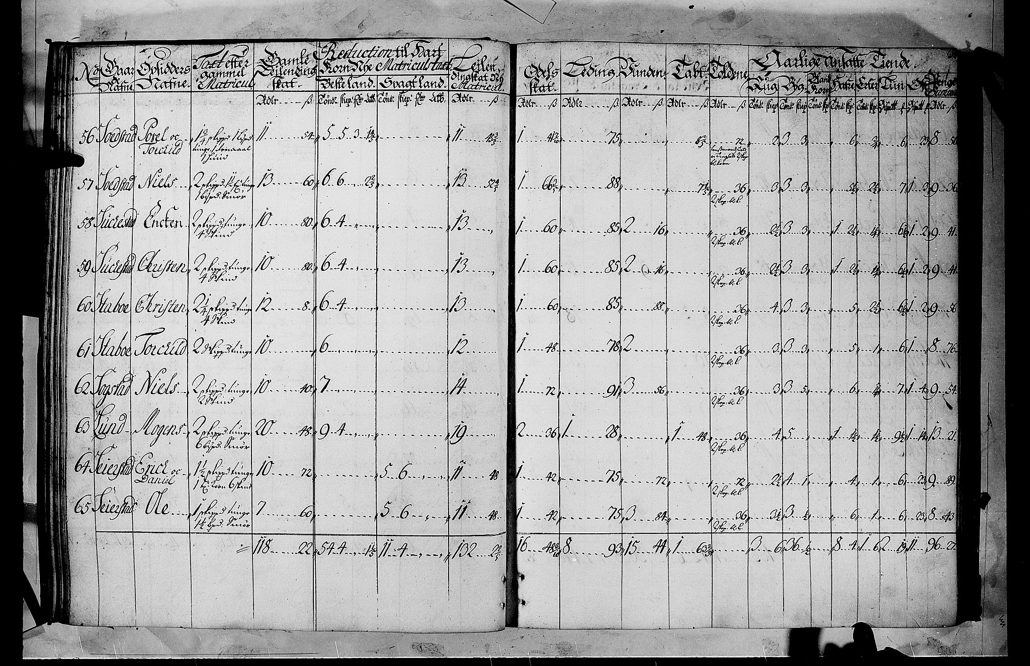 Rentekammeret inntil 1814, Realistisk ordnet avdeling, AV/RA-EA-4070/N/Nb/Nbf/L0105: Hadeland, Toten og Valdres matrikkelprotokoll, 1723, p. 33b-34a