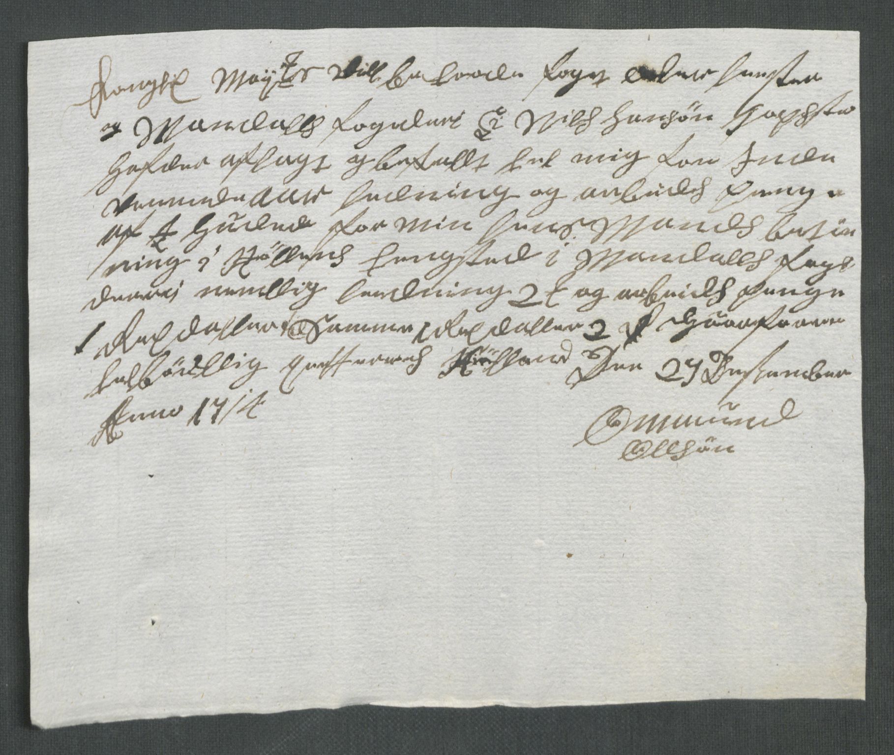 Rentekammeret inntil 1814, Reviderte regnskaper, Fogderegnskap, RA/EA-4092/R43/L2558: Fogderegnskap Lista og Mandal, 1714, p. 139