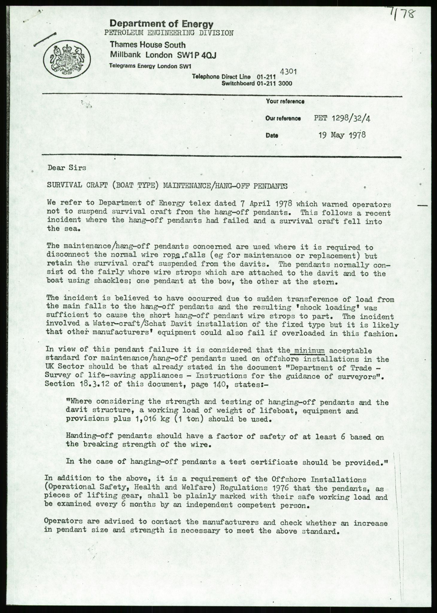 Justisdepartementet, Granskningskommisjonen ved Alexander Kielland-ulykken 27.3.1980, AV/RA-S-1165/D/L0014: J Department of Energy (Doku.liste + J1-J10 av 11)/K Department of Trade (Doku.liste + K1-K4 av 4), 1980-1981, p. 882