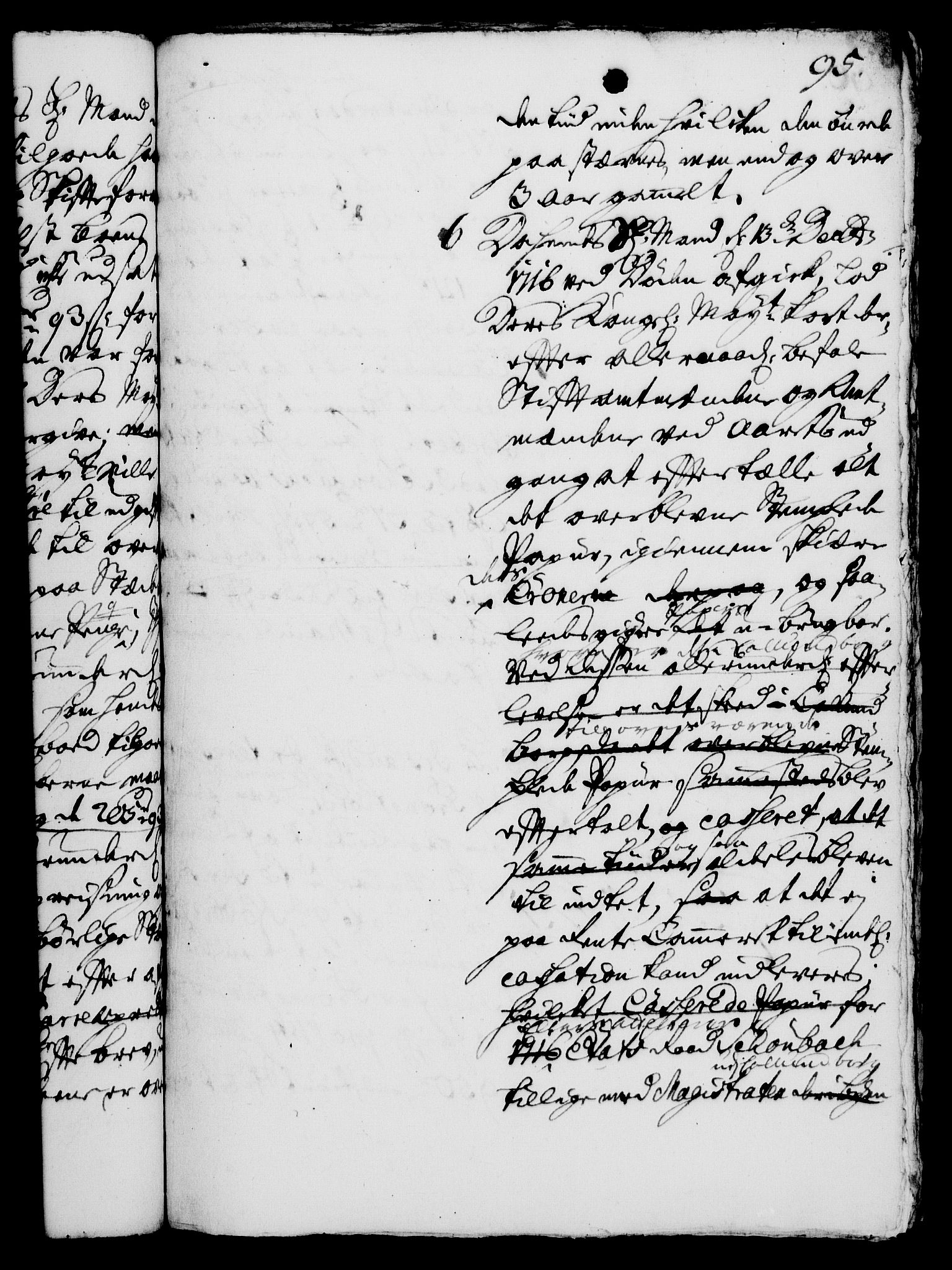 Rentekammeret, Kammerkanselliet, RA/EA-3111/G/Gh/Gha/L0003: Norsk ekstraktmemorialprotokoll, sak. 600-765 (merket RK 53.48), 1720-1721, p. 95