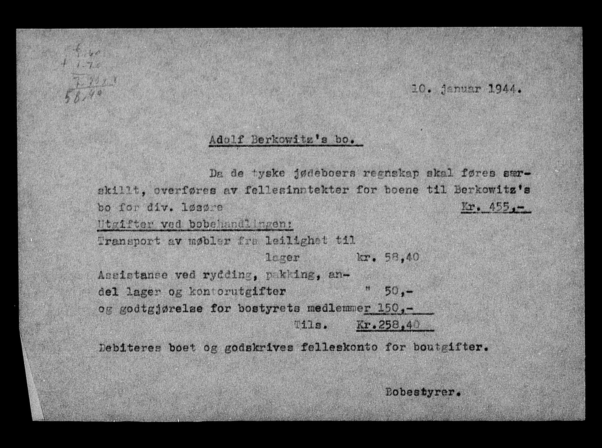 Justisdepartementet, Tilbakeføringskontoret for inndratte formuer, AV/RA-S-1564/H/Hc/Hcd/L0991: --, 1945-1947, p. 100