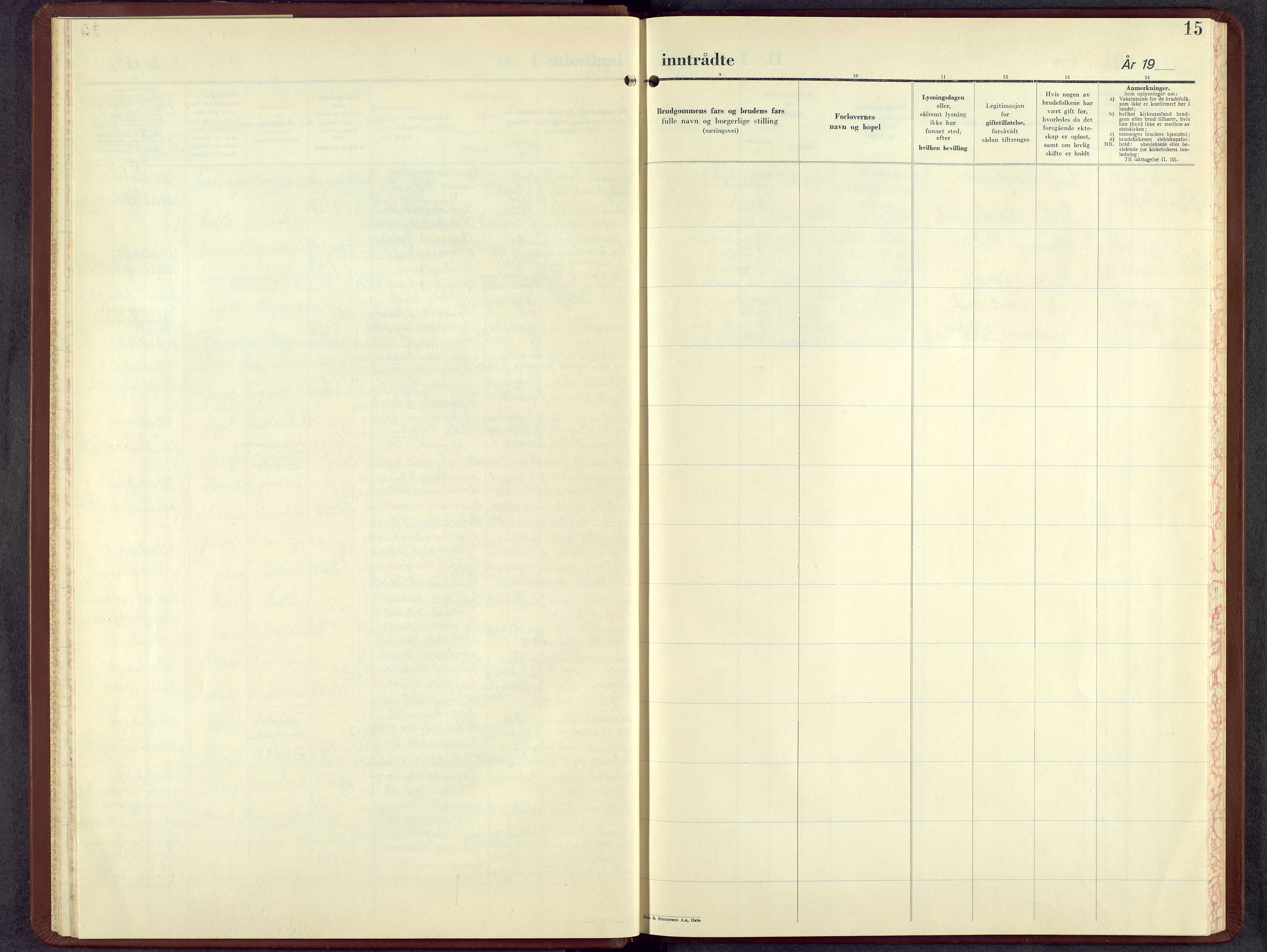 Nord-Odal prestekontor, AV/SAH-PREST-032/H/Ha/Hab/L0009: Parish register (copy) no. 9, 1952-1957, p. 15