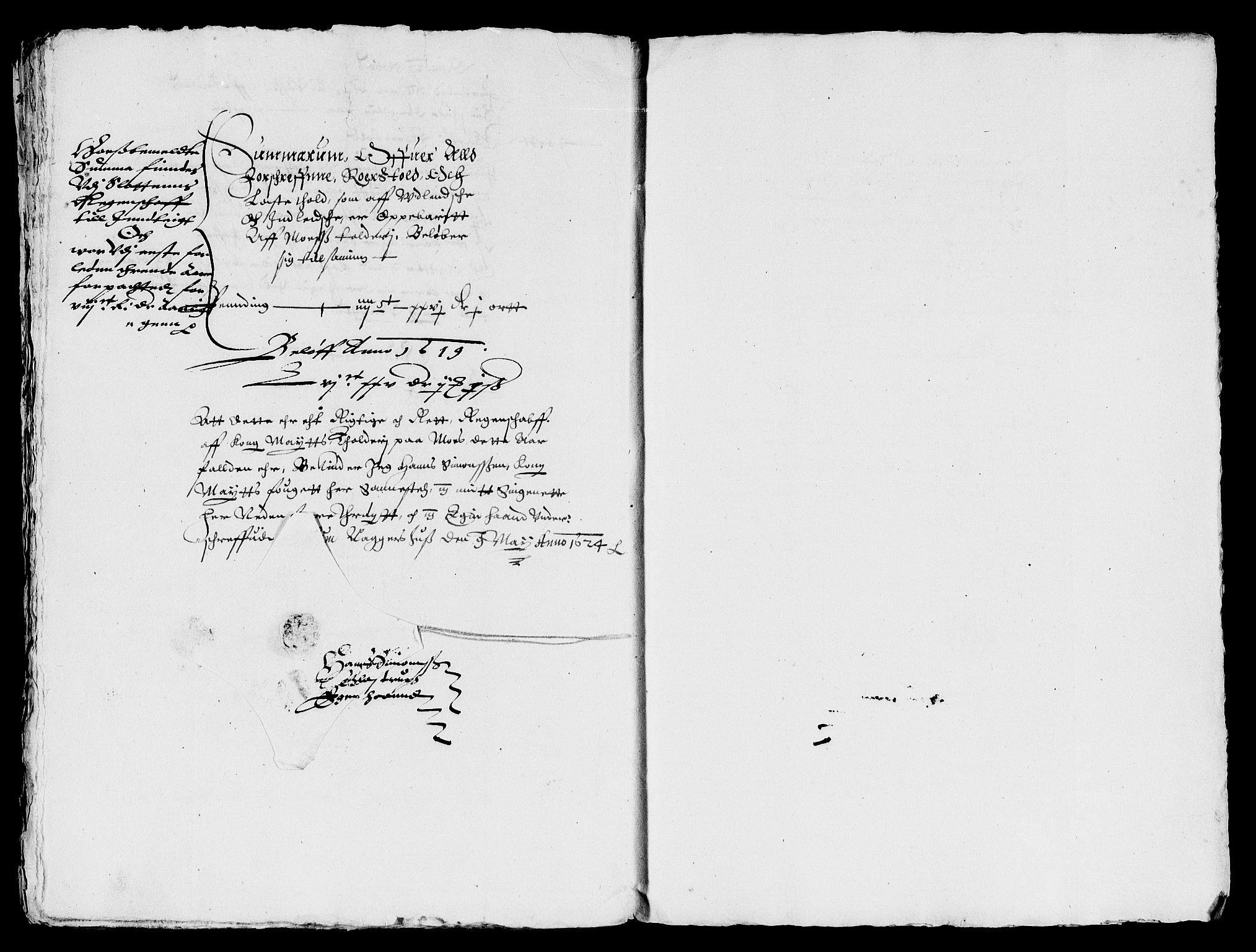 Rentekammeret inntil 1814, Reviderte regnskaper, Lensregnskaper, AV/RA-EA-5023/R/Rb/Rba/L0065: Akershus len, 1618-1624