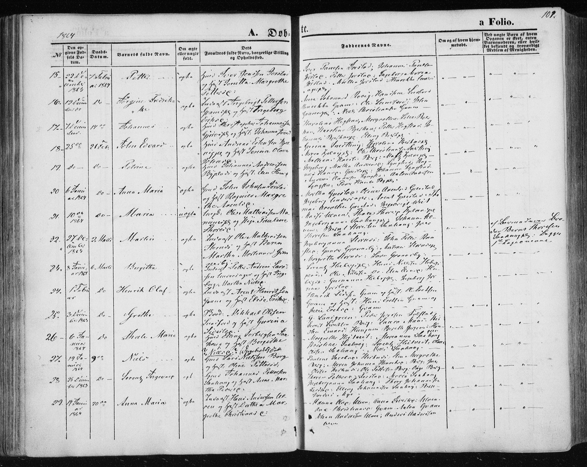 Ministerialprotokoller, klokkerbøker og fødselsregistre - Nord-Trøndelag, SAT/A-1458/730/L0283: Parish register (official) no. 730A08, 1855-1865, p. 101