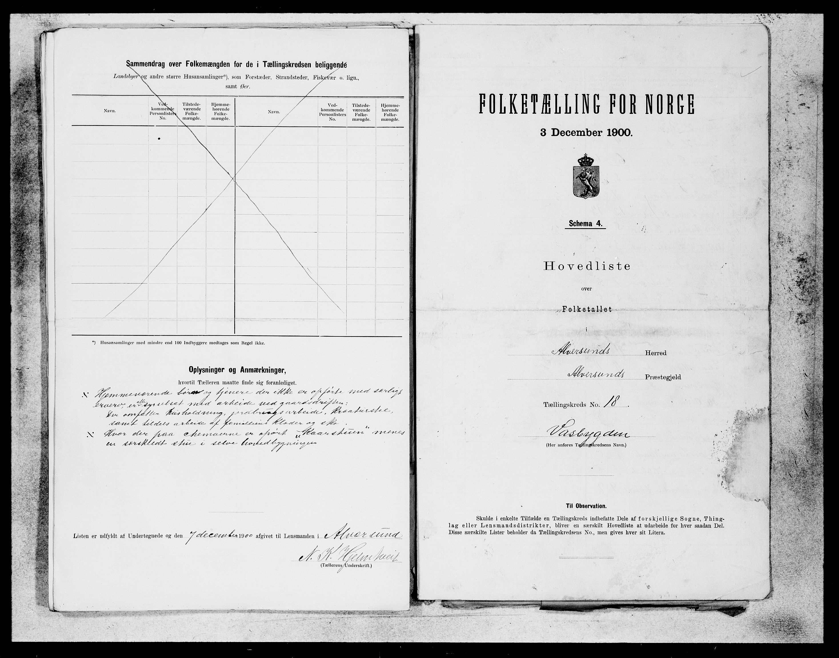 SAB, 1900 census for Alversund, 1900, p. 35