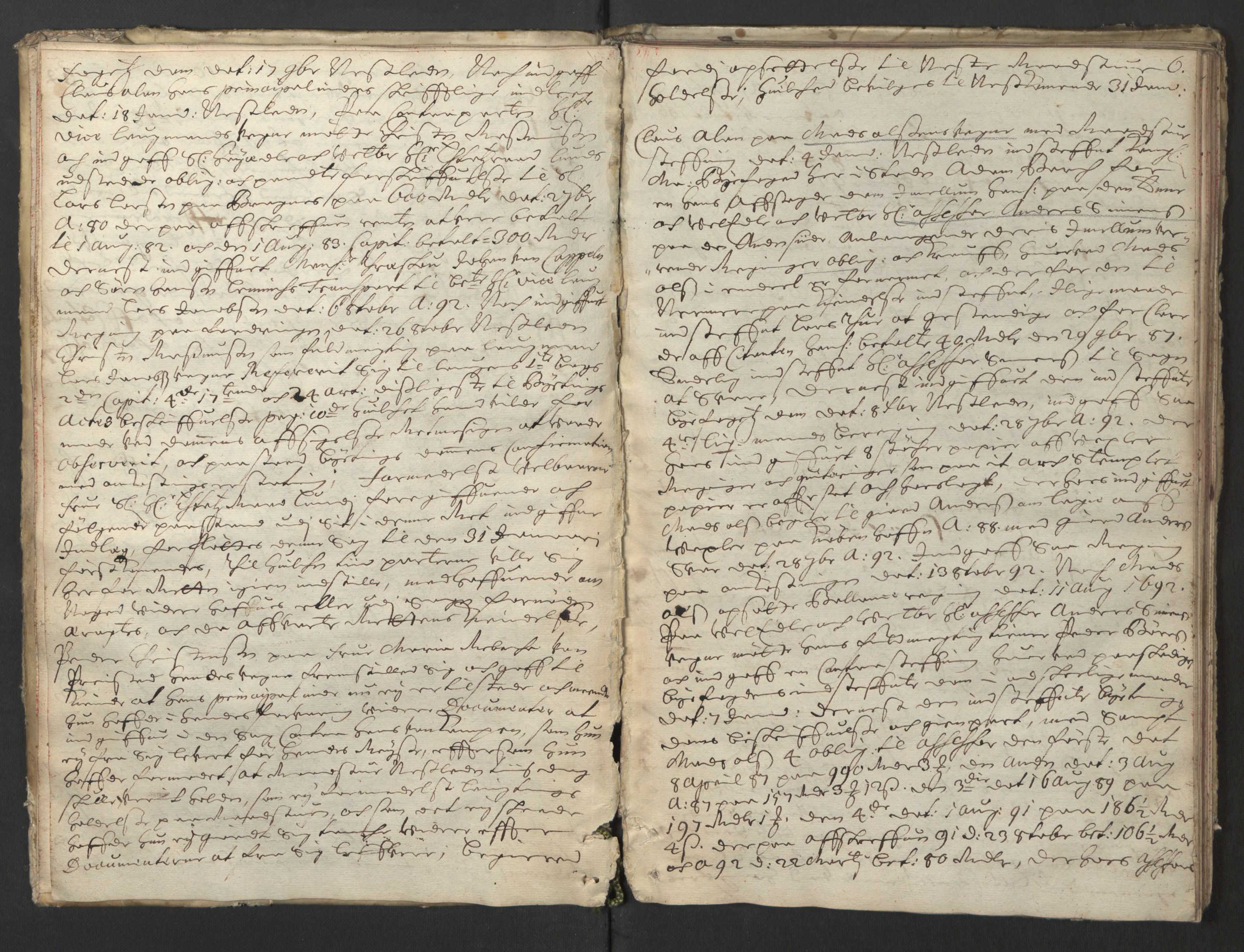 Christiania rådstuerett, AV/SAO-A-11132/F/Fa/L0017: Justisprotokoll, 1693, p. 5b-6a