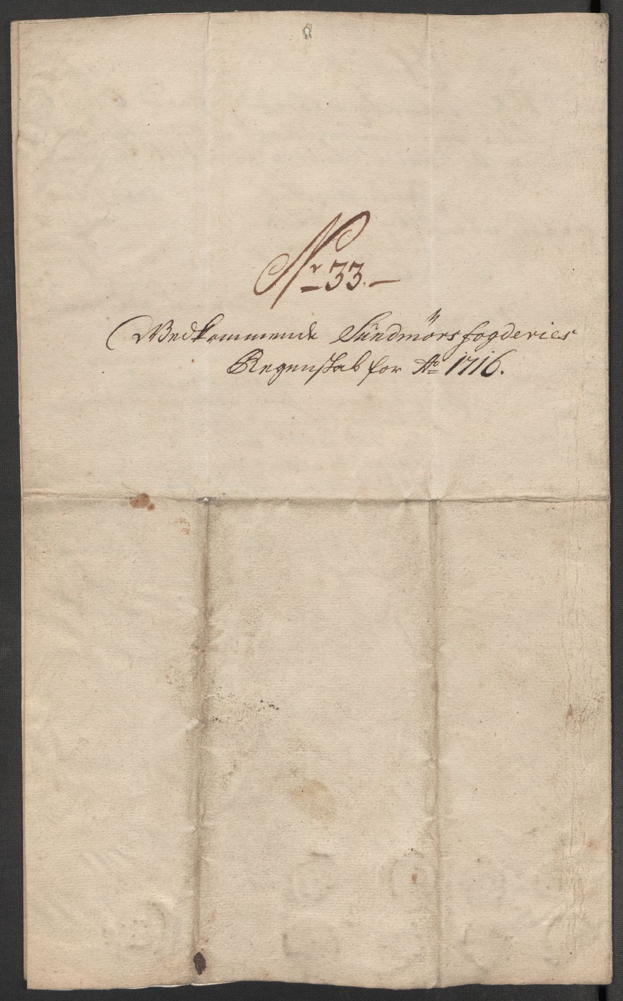 Rentekammeret inntil 1814, Reviderte regnskaper, Fogderegnskap, AV/RA-EA-4092/R54/L3568: Fogderegnskap Sunnmøre, 1716, p. 173