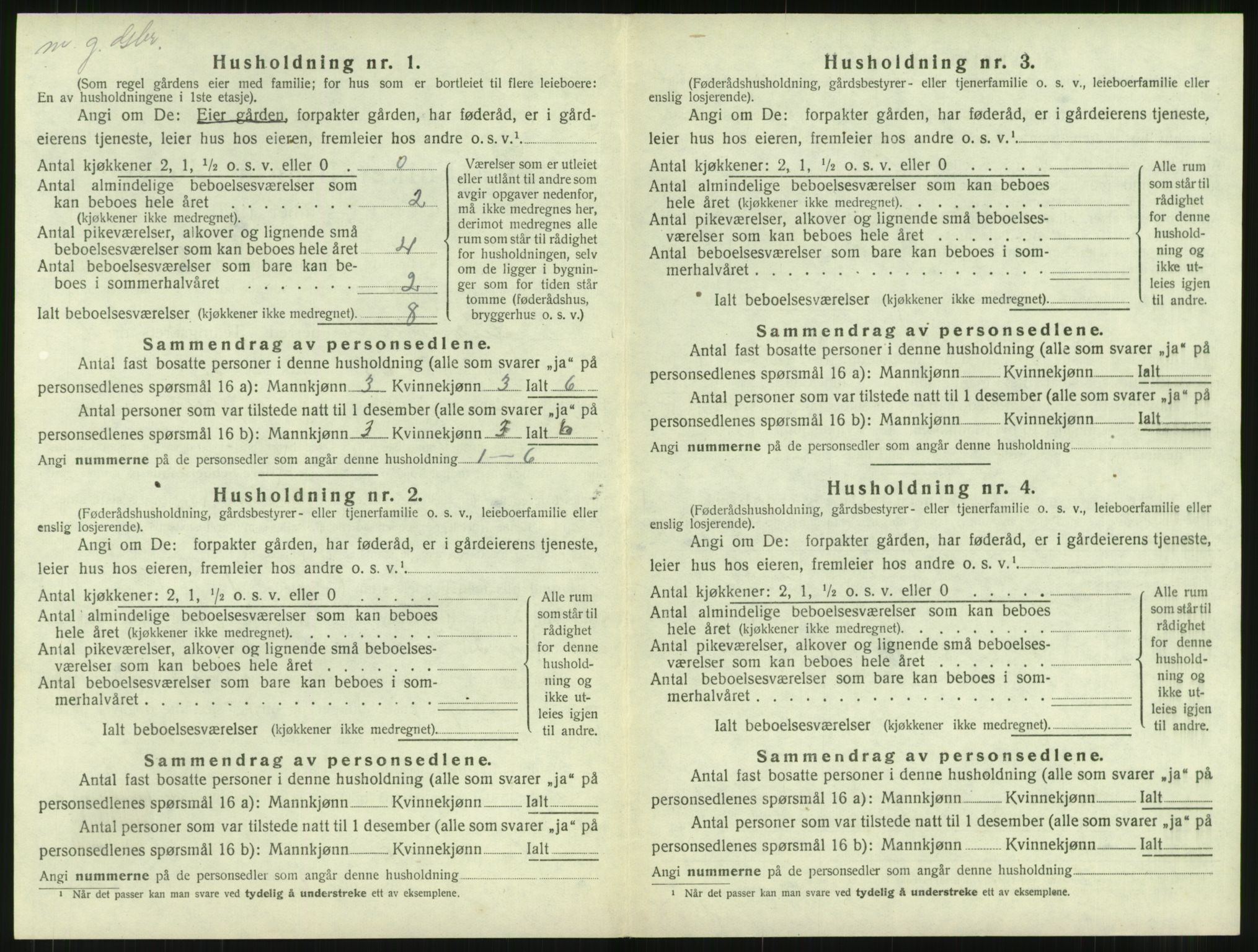 SAT, 1920 census for Surnadal, 1920, p. 598