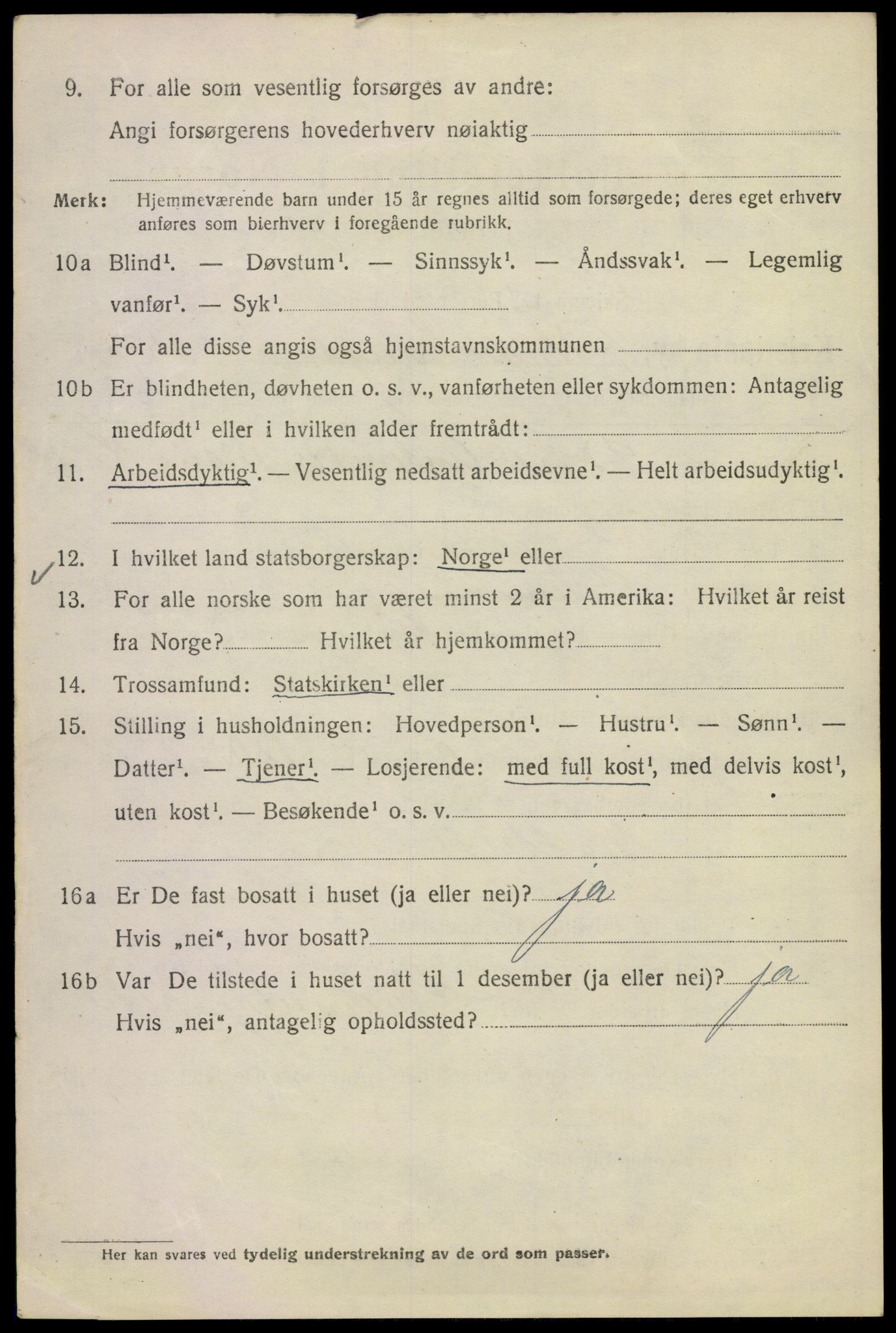 SAO, 1920 census for Kristiania, 1920, p. 618066