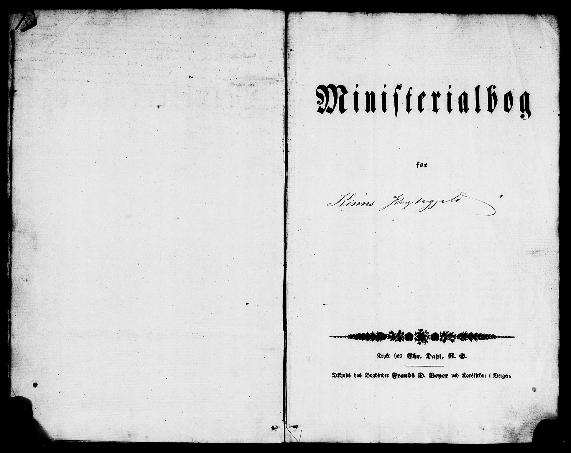 Kinn sokneprestembete, AV/SAB-A-80801/H/Haa/Haaa/L0005: Parish register (official) no. A 5, 1841-1857