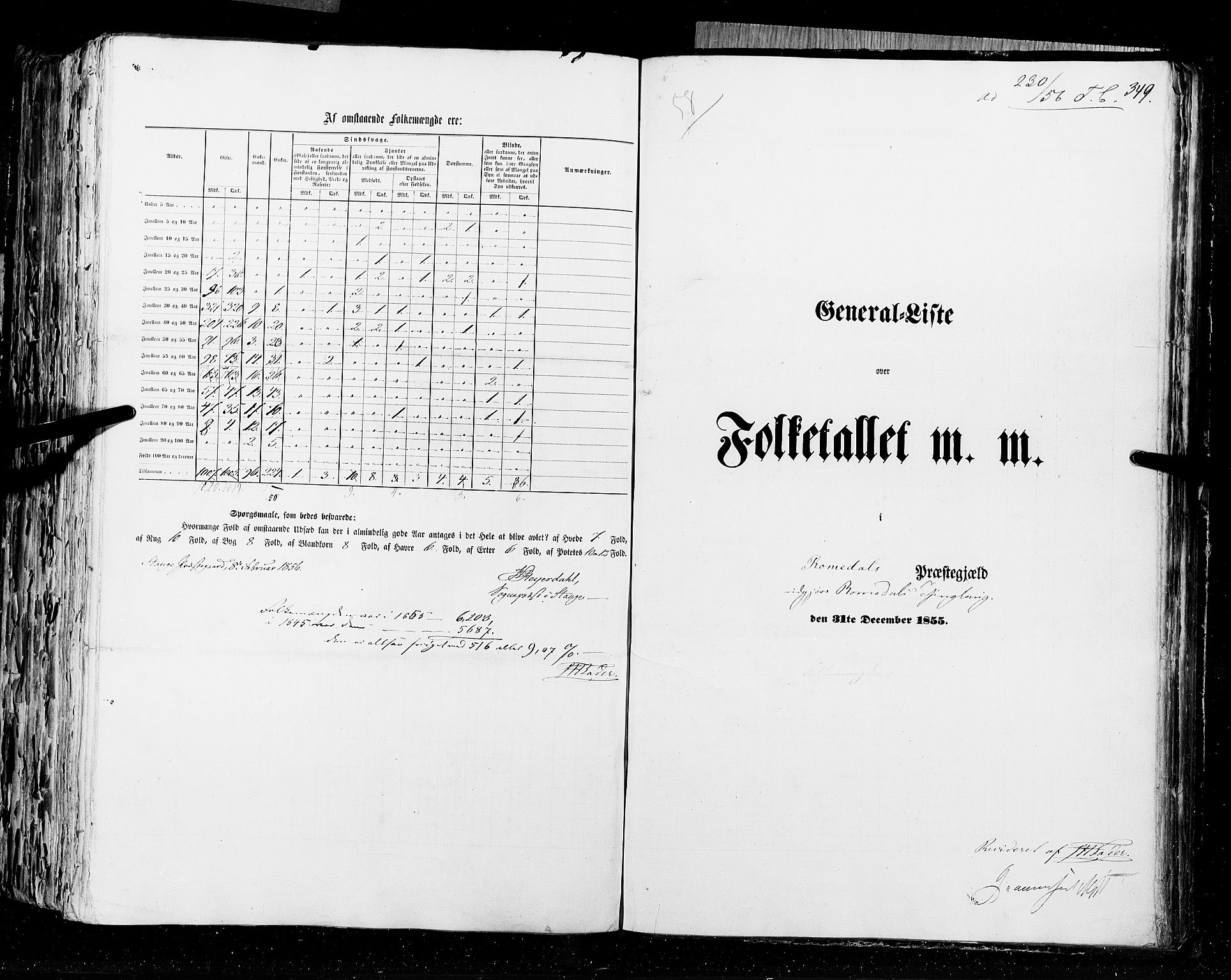 RA, Census 1855, vol. 1: Akershus amt, Smålenenes amt og Hedemarken amt, 1855, p. 349