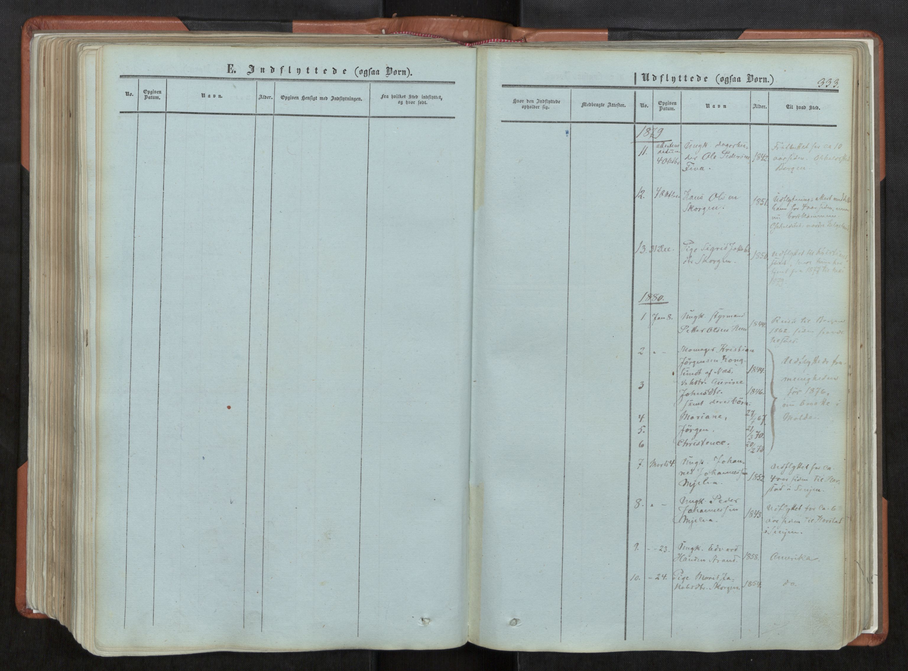 Ministerialprotokoller, klokkerbøker og fødselsregistre - Møre og Romsdal, SAT/A-1454/544/L0572: Parish register (official) no. 544A05, 1854-1886, p. 333