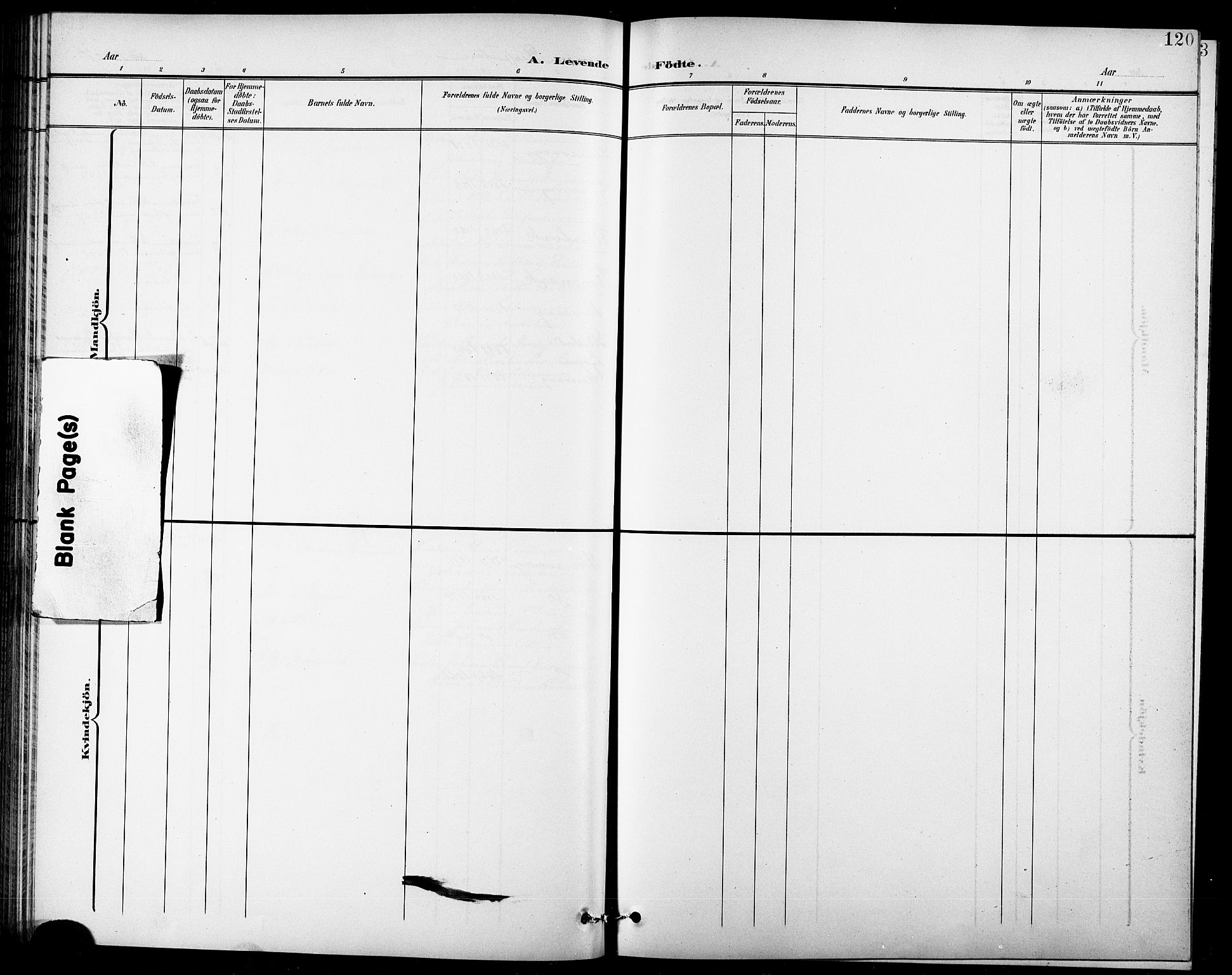 Lenvik sokneprestembete, AV/SATØ-S-1310/H/Ha/Hab/L0008klokker: Parish register (copy) no. 8, 1899-1911, p. 120