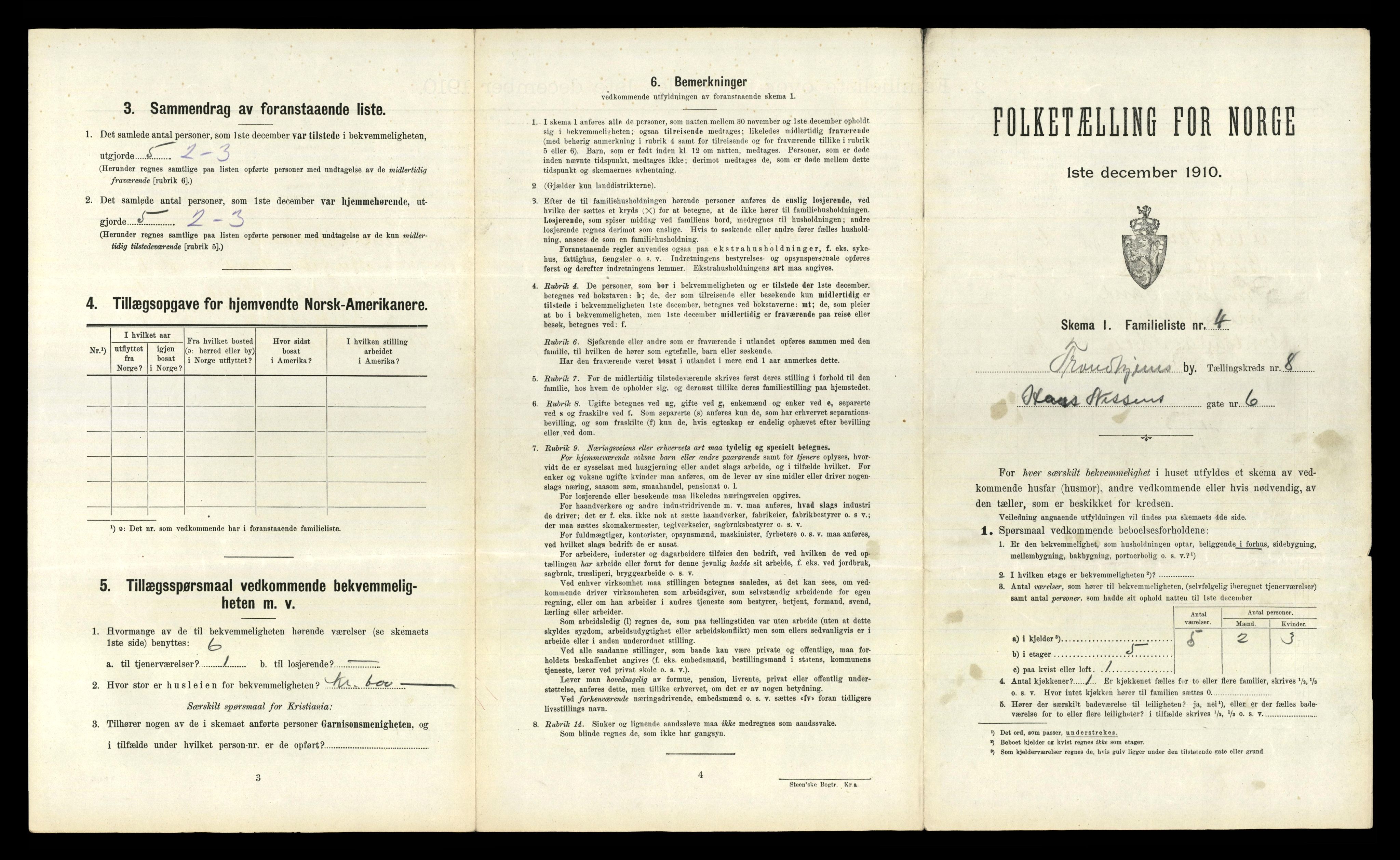 RA, 1910 census for Trondheim, 1910, p. 2691