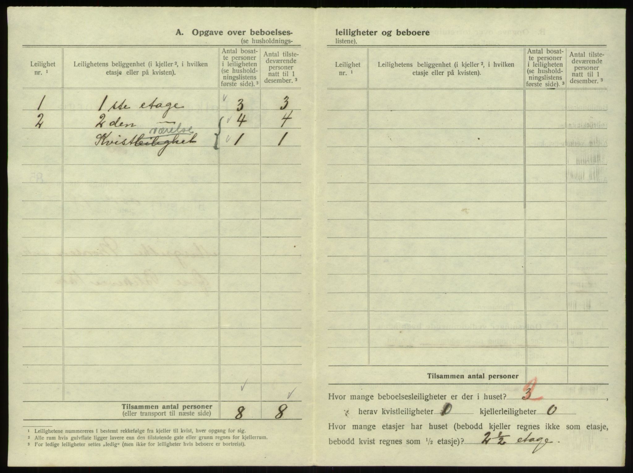 SAB, 1920 census for Bergen, 1920, p. 8143