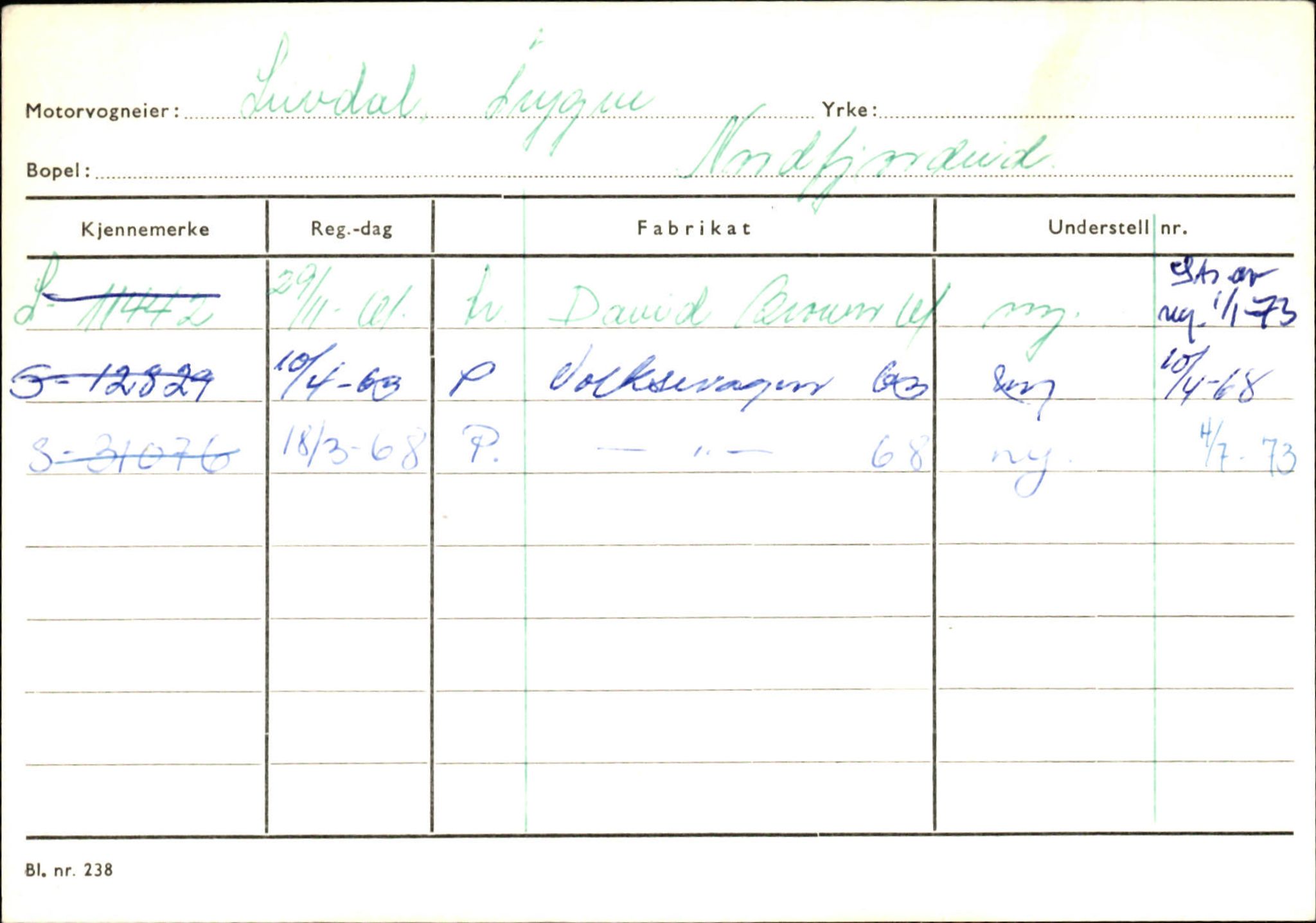 Statens vegvesen, Sogn og Fjordane vegkontor, AV/SAB-A-5301/4/F/L0129: Eigarregistrer Eid A-S, 1945-1975, p. 1431