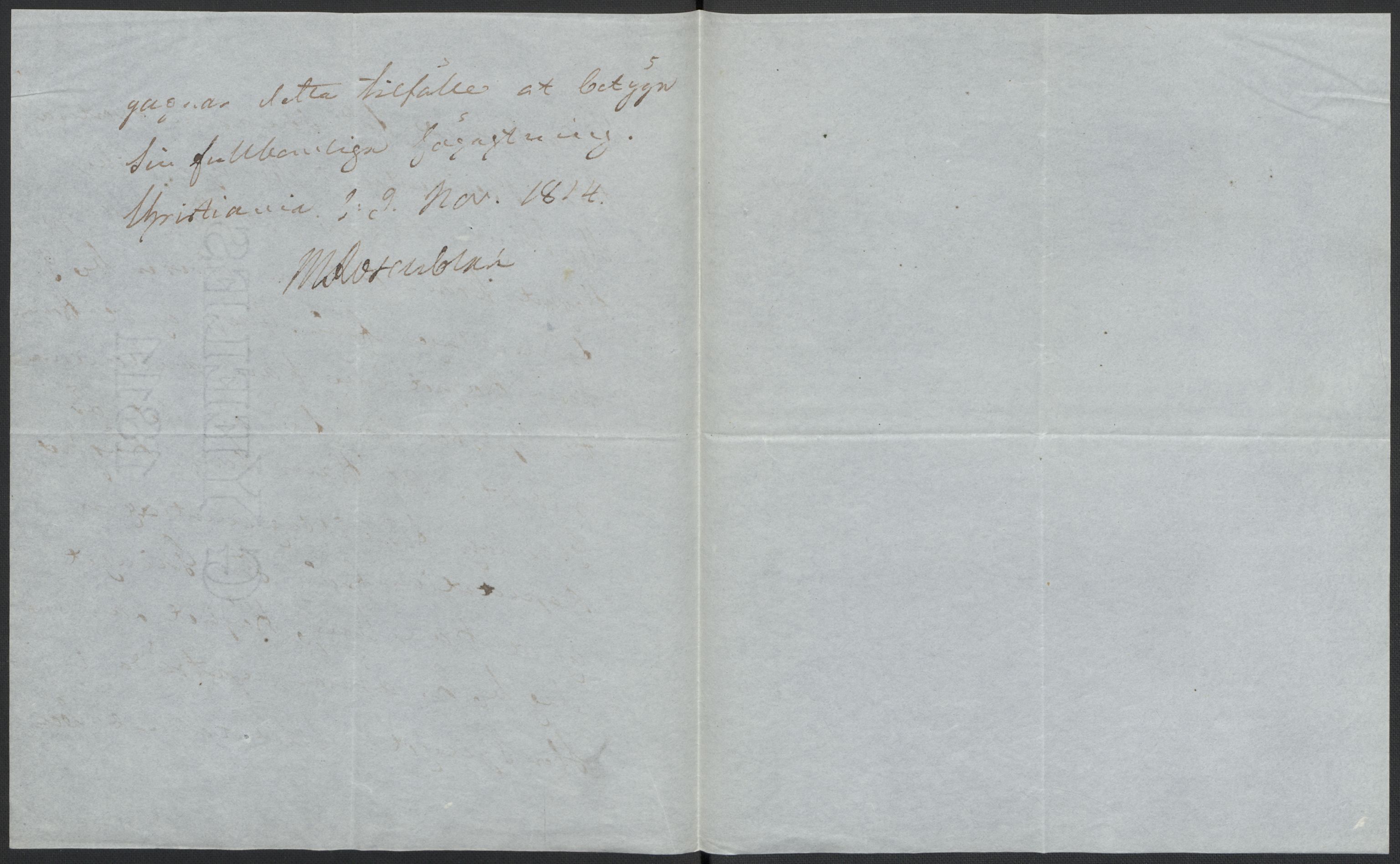 Christie, Wilhelm Frimann Koren, RA/PA-0014/F/L0004: Christies dokumenter fra 1814, 1814, p. 213