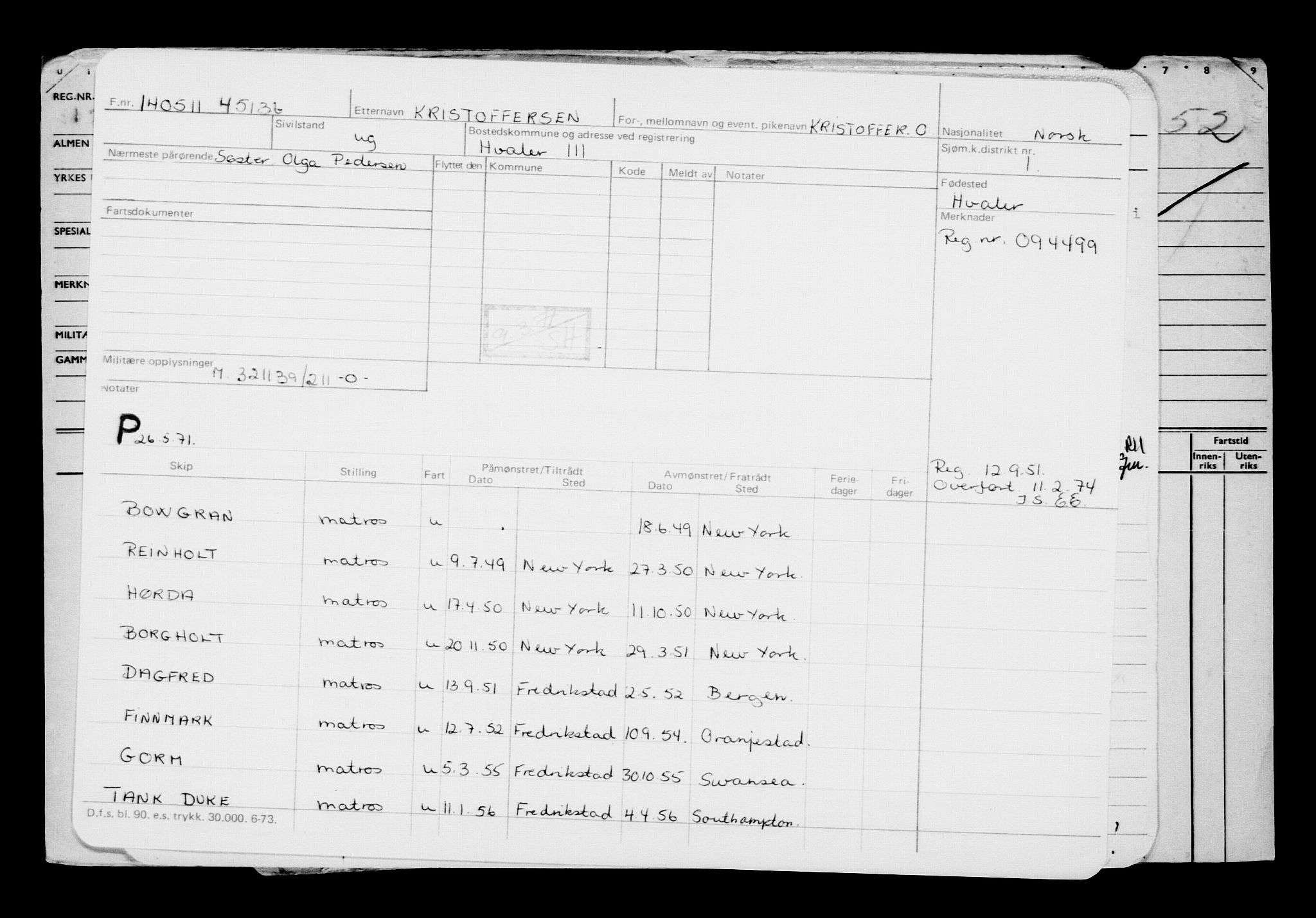 Direktoratet for sjømenn, AV/RA-S-3545/G/Gb/L0096: Hovedkort, 1911, p. 226