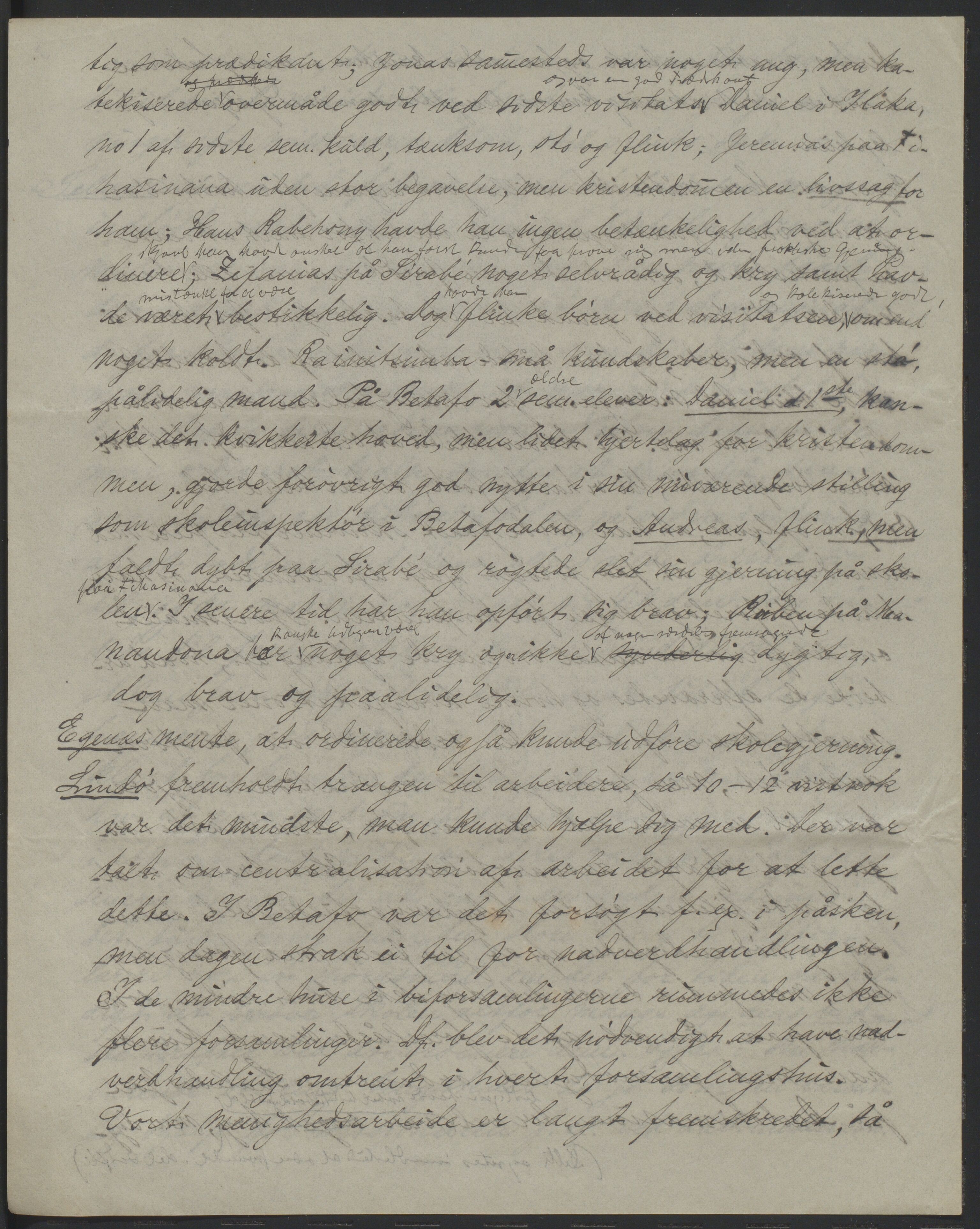 Det Norske Misjonsselskap - hovedadministrasjonen, VID/MA-A-1045/D/Da/Daa/L0037/0002: Konferansereferat og årsberetninger / Konferansereferat fra Madagaskar Innland., 1887