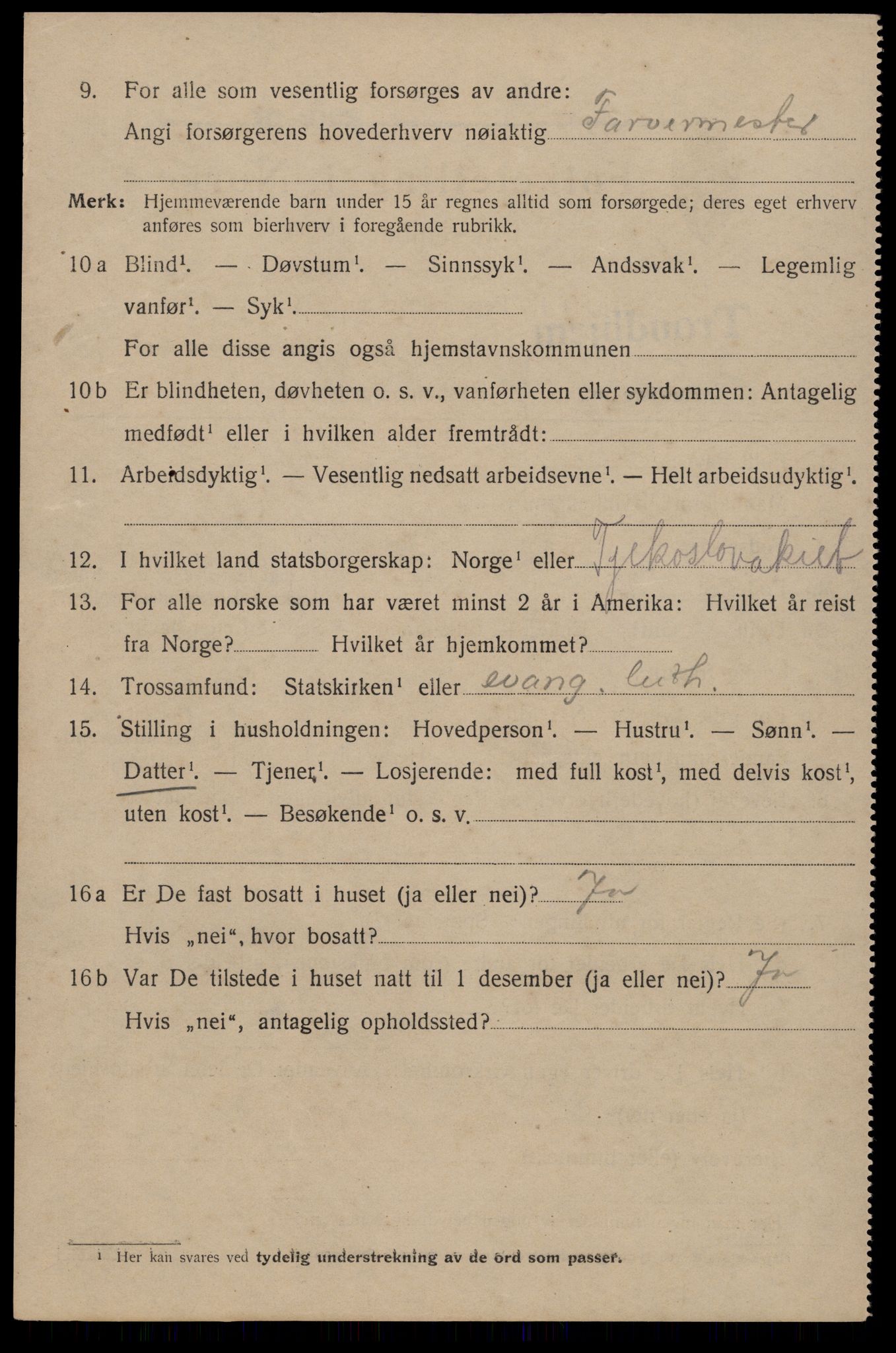 SAT, 1920 census for Trondheim, 1920, p. 84573