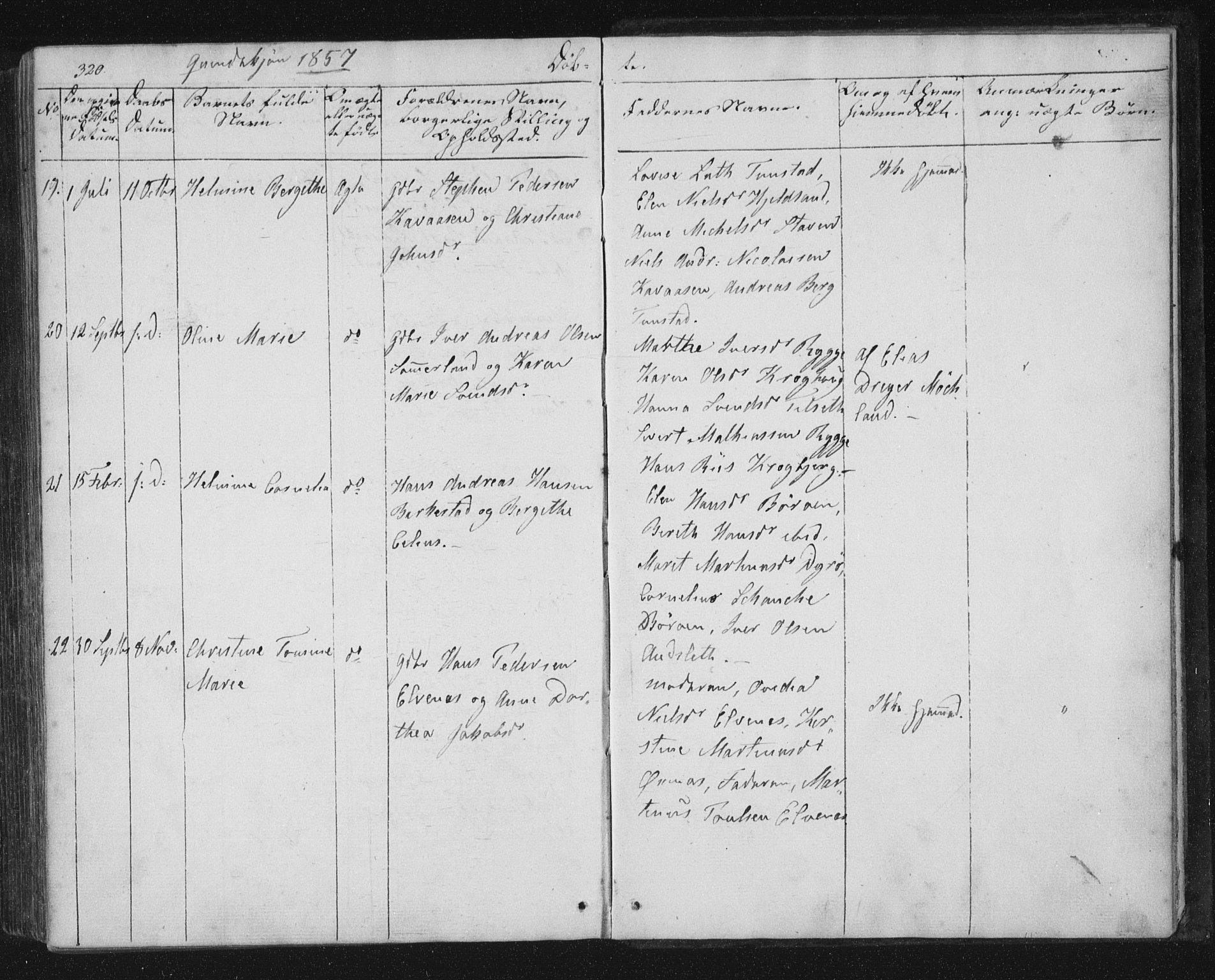 Ministerialprotokoller, klokkerbøker og fødselsregistre - Nordland, AV/SAT-A-1459/893/L1332: Parish register (official) no. 893A05, 1841-1858, p. 320