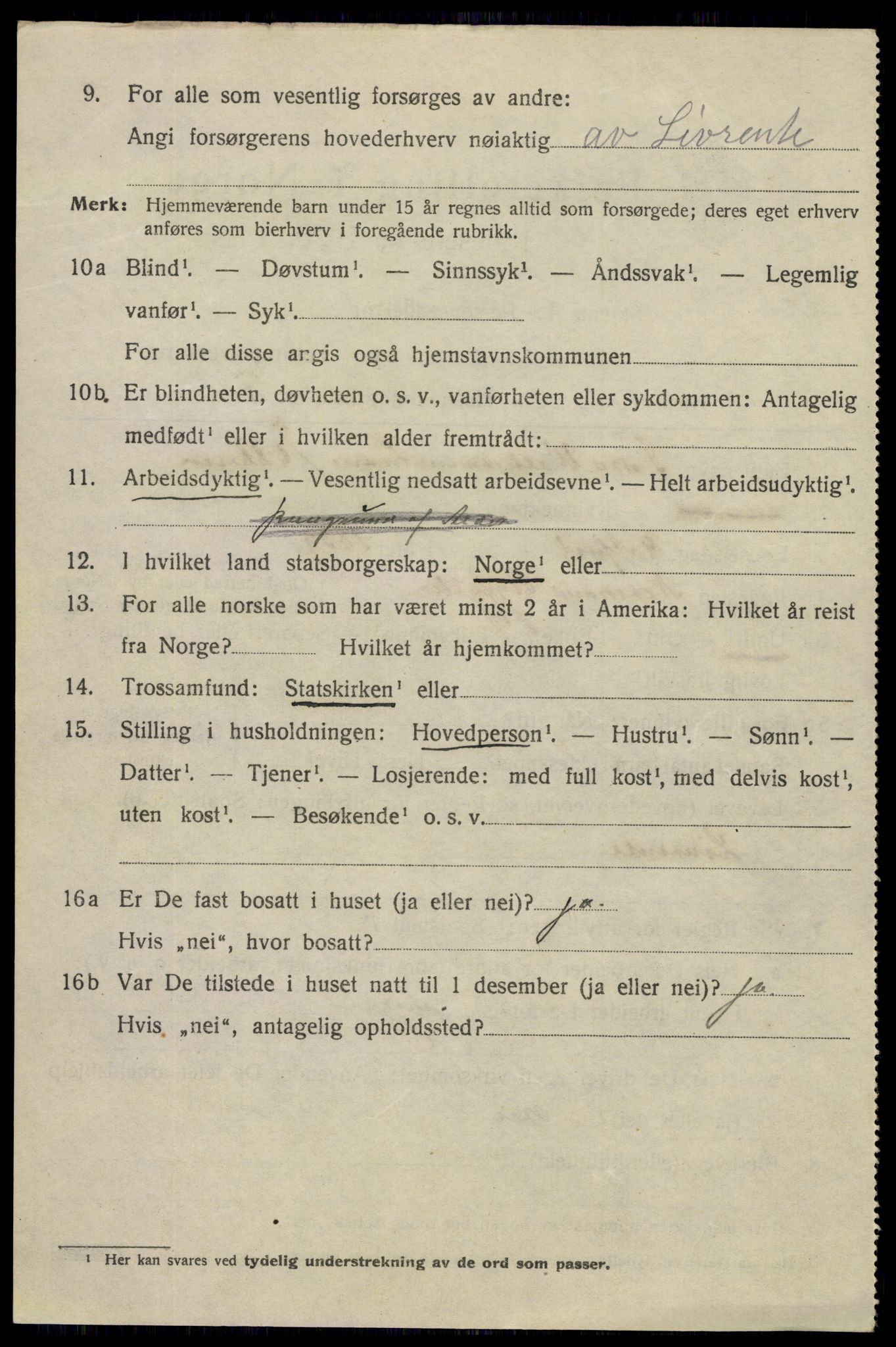 SAO, 1920 census for Fredrikstad, 1920, p. 11450