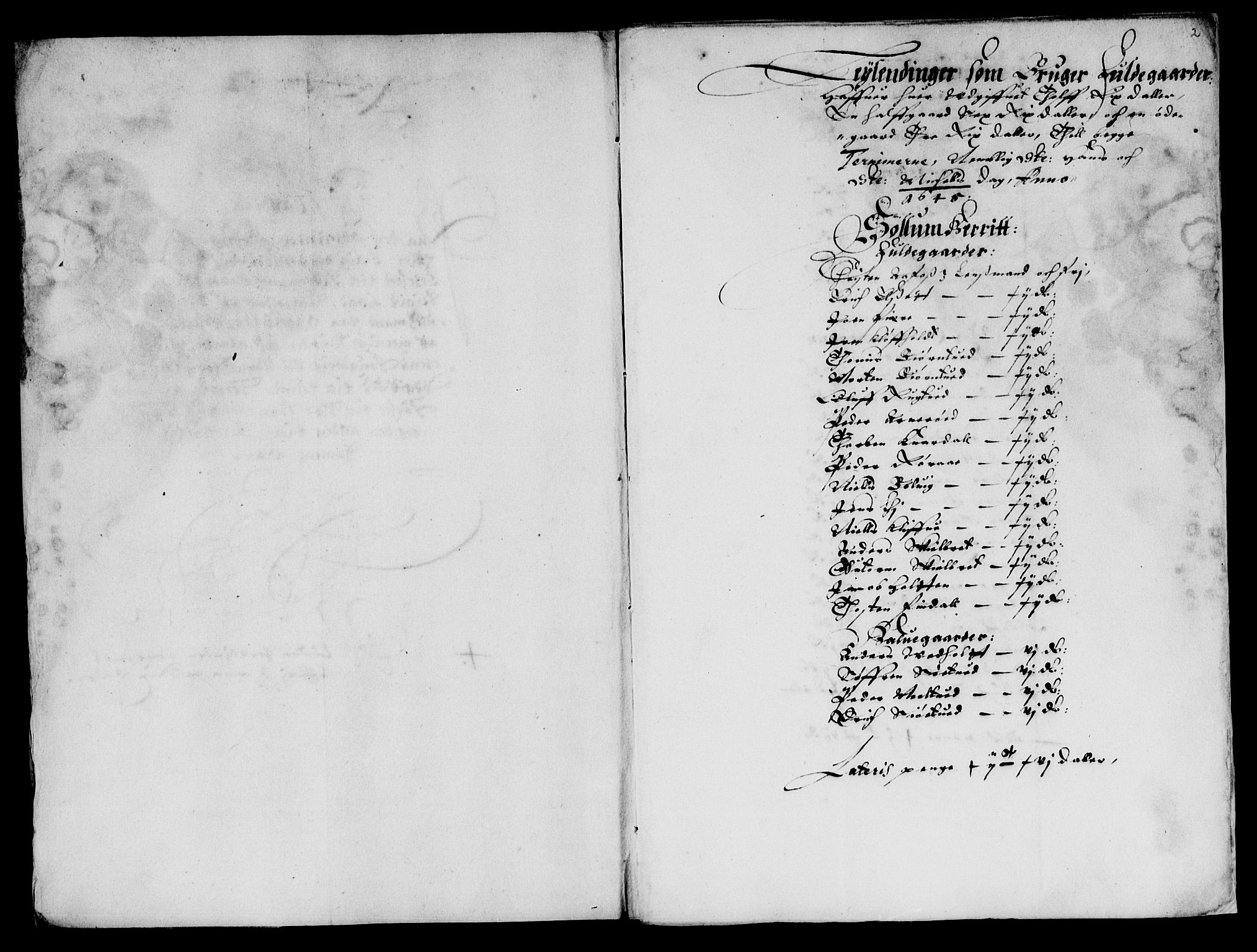 Rentekammeret inntil 1814, Reviderte regnskaper, Lensregnskaper, AV/RA-EA-5023/R/Rb/Rbp/L0032: Bratsberg len, 1645-1647