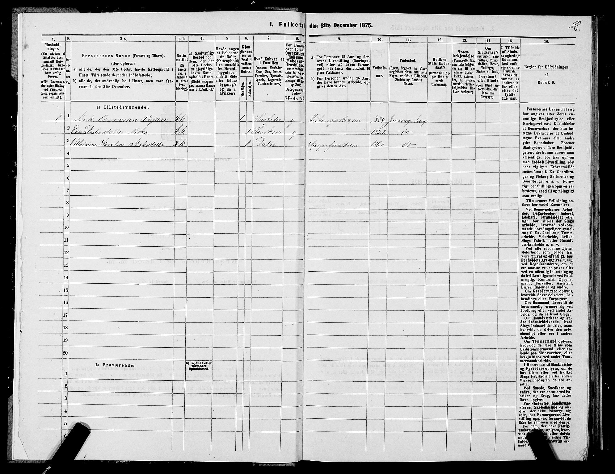 SATØ, 1875 census for 2013P Talvik, 1875, p. 1002