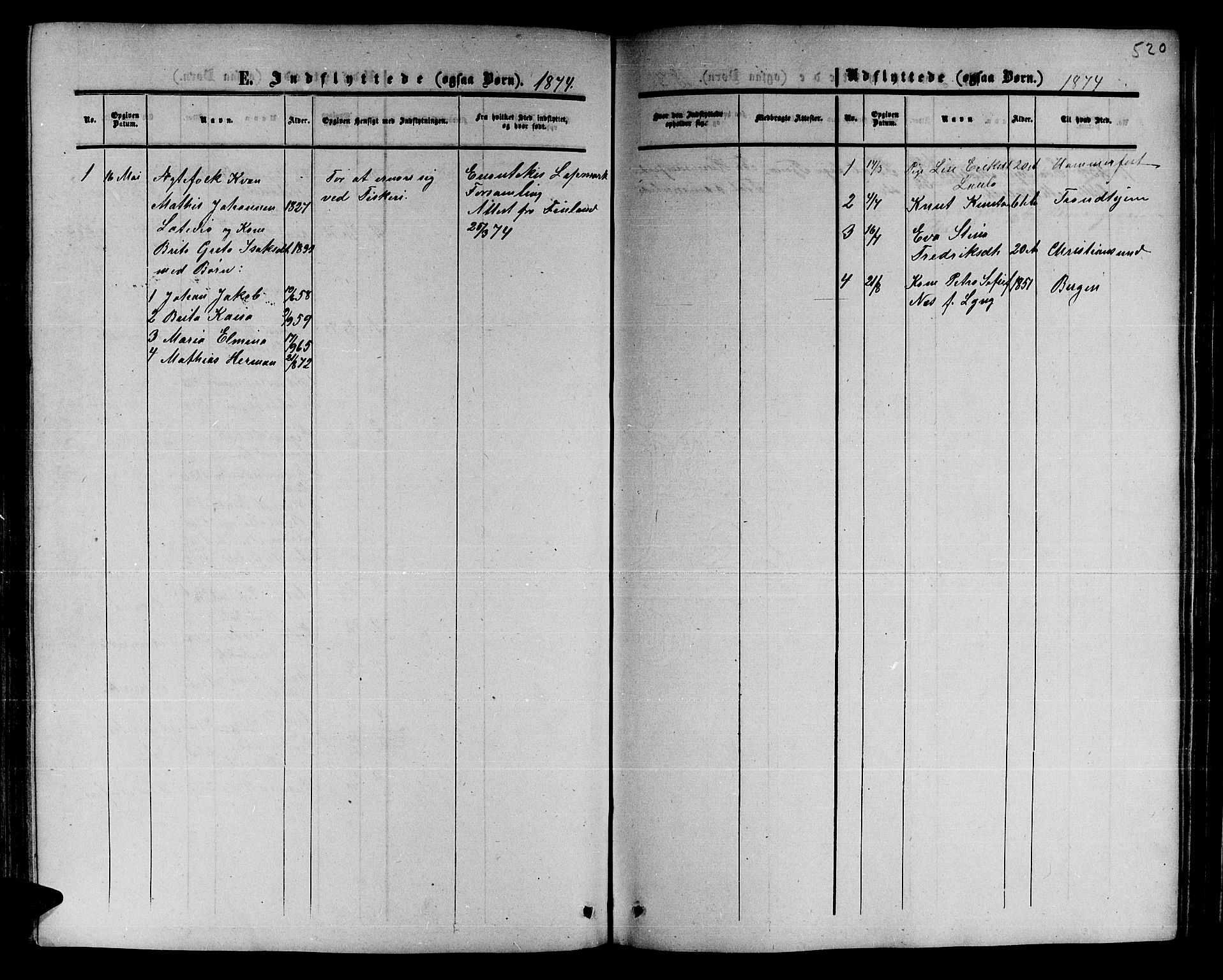 Alta sokneprestkontor, SATØ/S-1338/H/Hb/L0001.klokk: Parish register (copy) no. 1, 1858-1878, p. 519-520