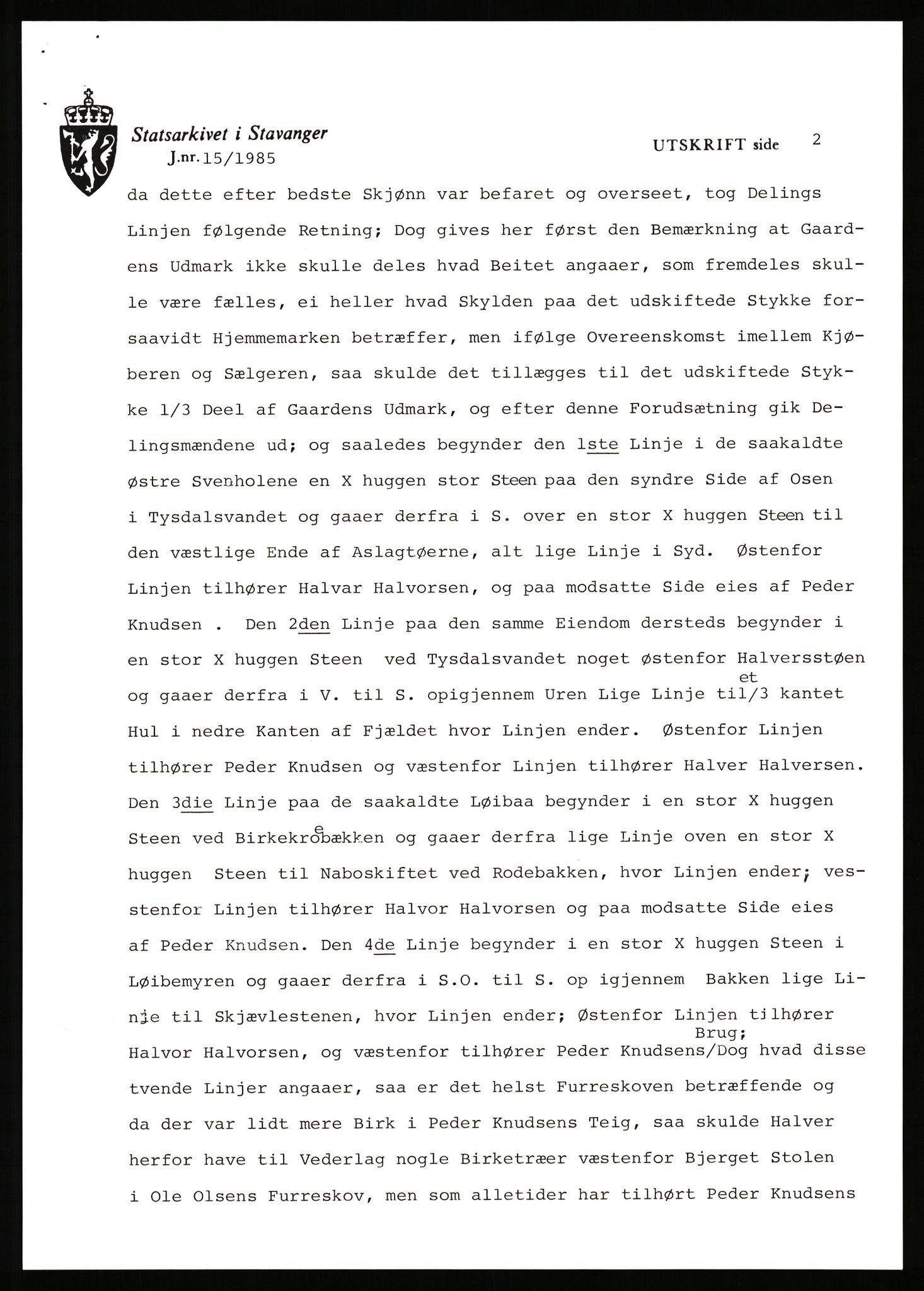 Statsarkivet i Stavanger, AV/SAST-A-101971/03/Y/Yj/L0099: Avskrifter sortert etter gårdsnavn: Østerhus - Åkre, 1750-1930, p. 17