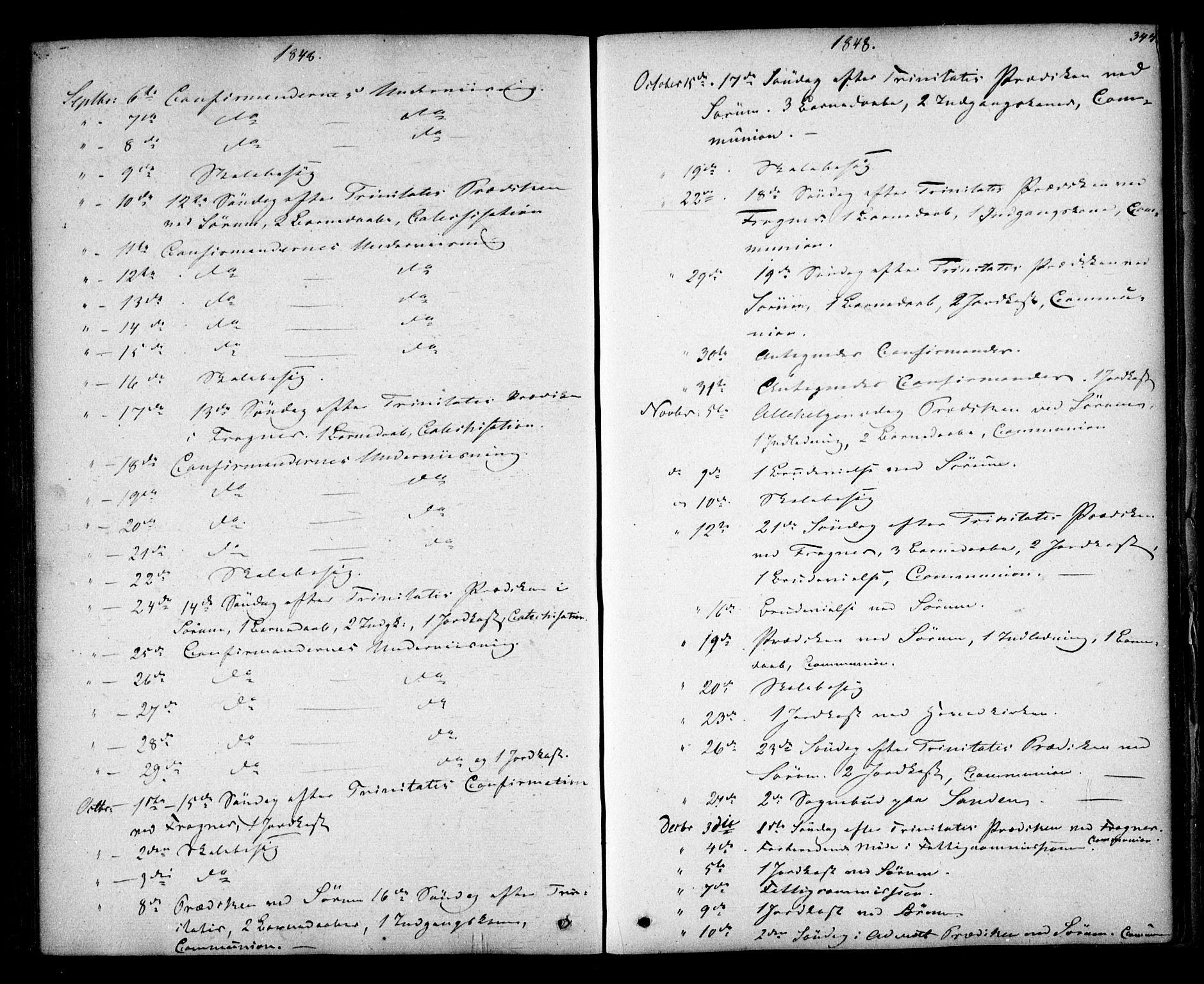 Sørum prestekontor Kirkebøker, AV/SAO-A-10303/F/Fa/L0005: Parish register (official) no. I 5, 1846-1863, p. 344