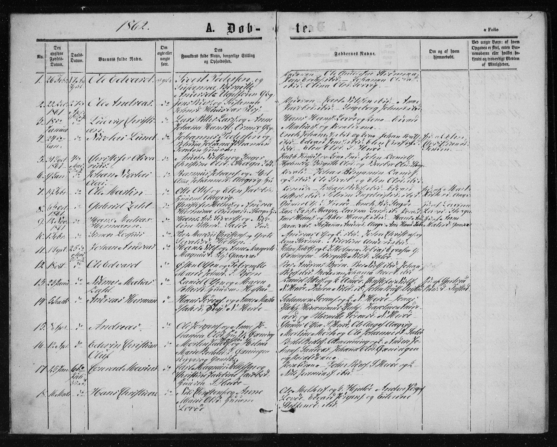 Ministerialprotokoller, klokkerbøker og fødselsregistre - Nordland, SAT/A-1459/834/L0505: Parish register (official) no. 834A03, 1862-1871, p. 2