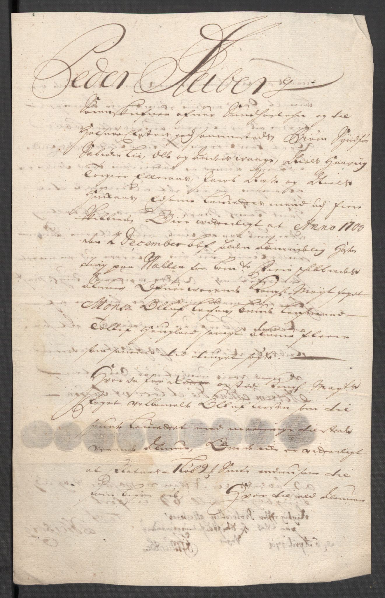 Rentekammeret inntil 1814, Reviderte regnskaper, Fogderegnskap, AV/RA-EA-4092/R48/L2979: Fogderegnskap Sunnhordland og Hardanger, 1700-1701, p. 255