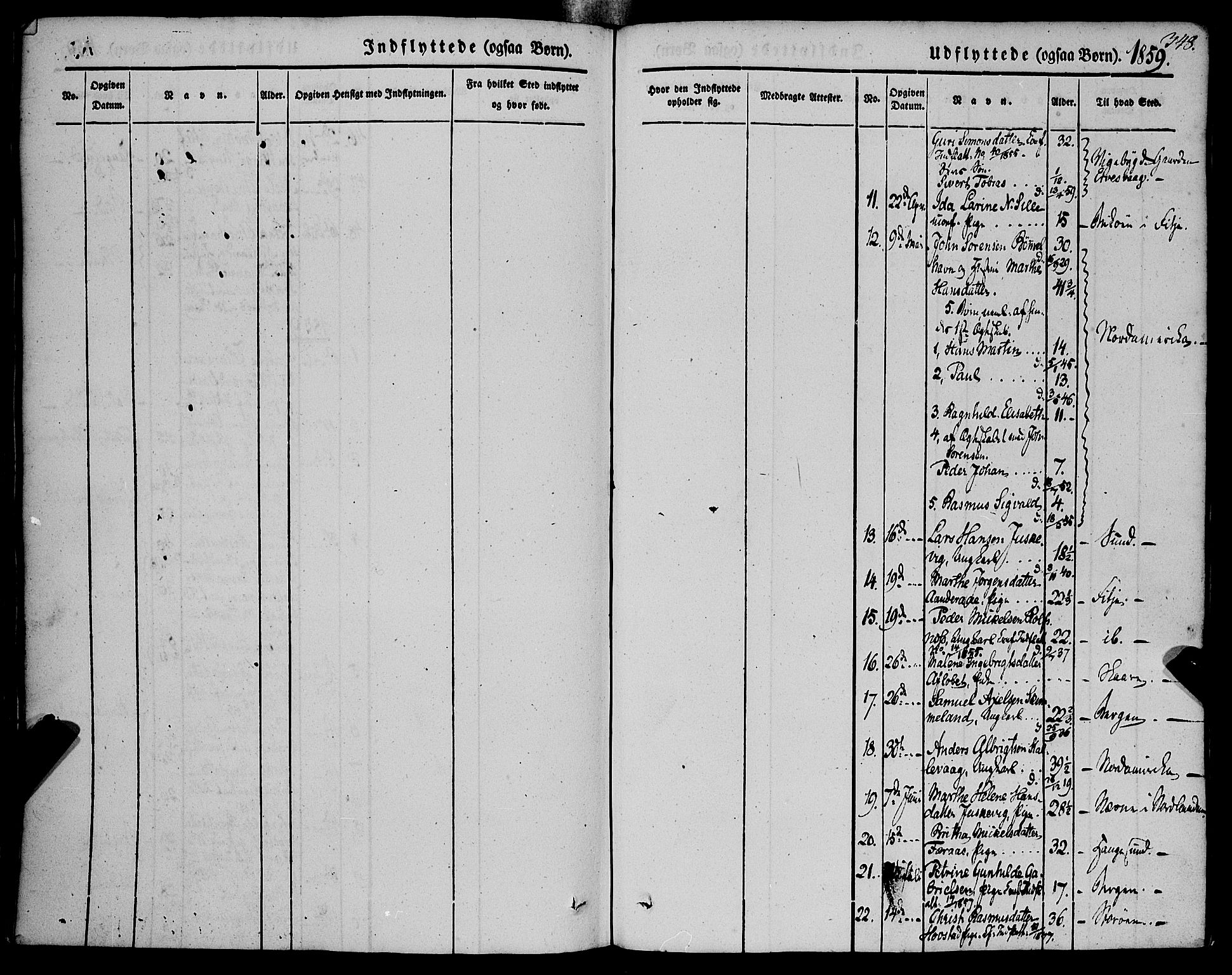 Finnås sokneprestembete, AV/SAB-A-99925/H/Ha/Haa/Haaa/L0007: Parish register (official) no. A 7, 1850-1862, p. 348