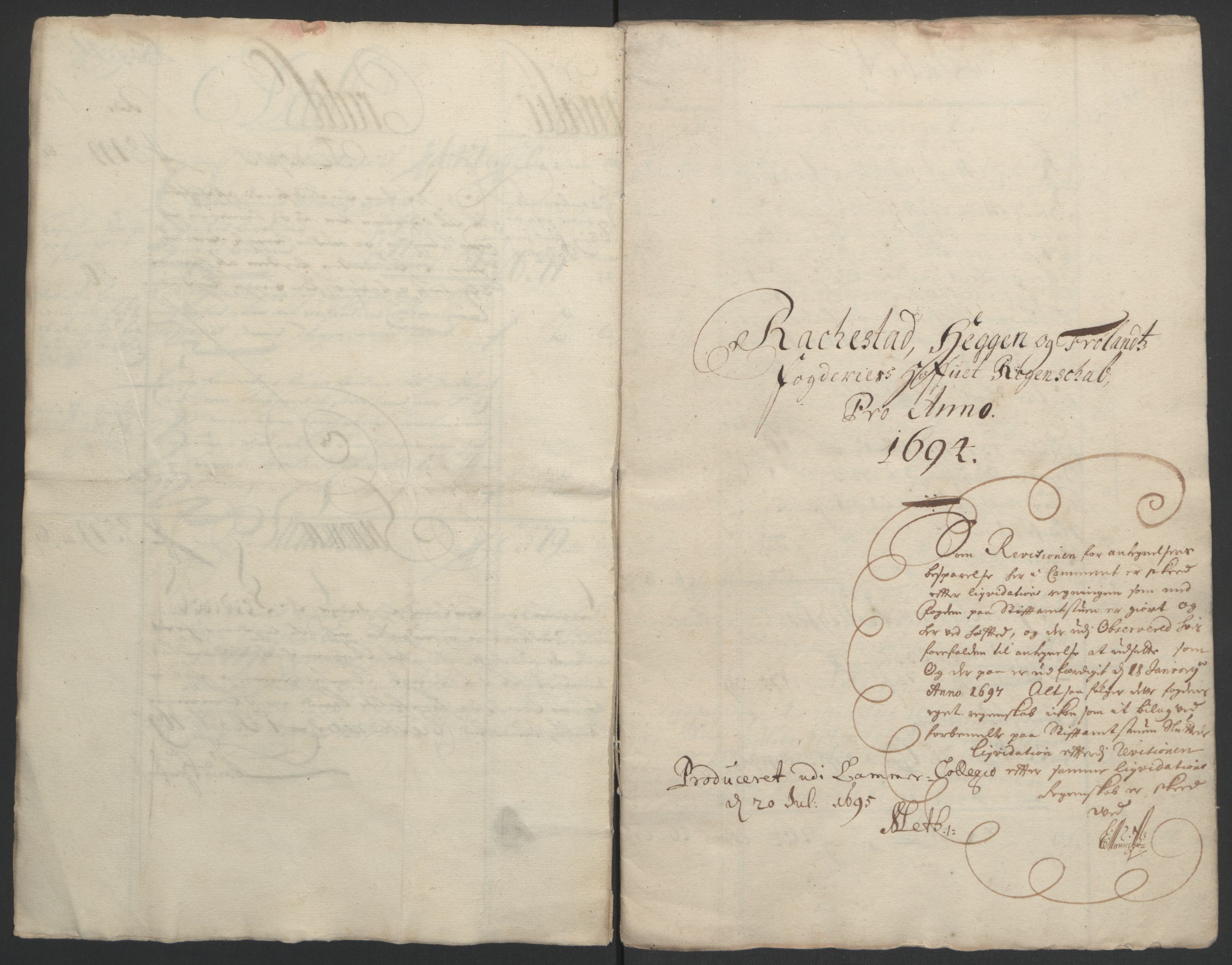 Rentekammeret inntil 1814, Reviderte regnskaper, Fogderegnskap, AV/RA-EA-4092/R07/L0284: Fogderegnskap Rakkestad, Heggen og Frøland, 1694, p. 11