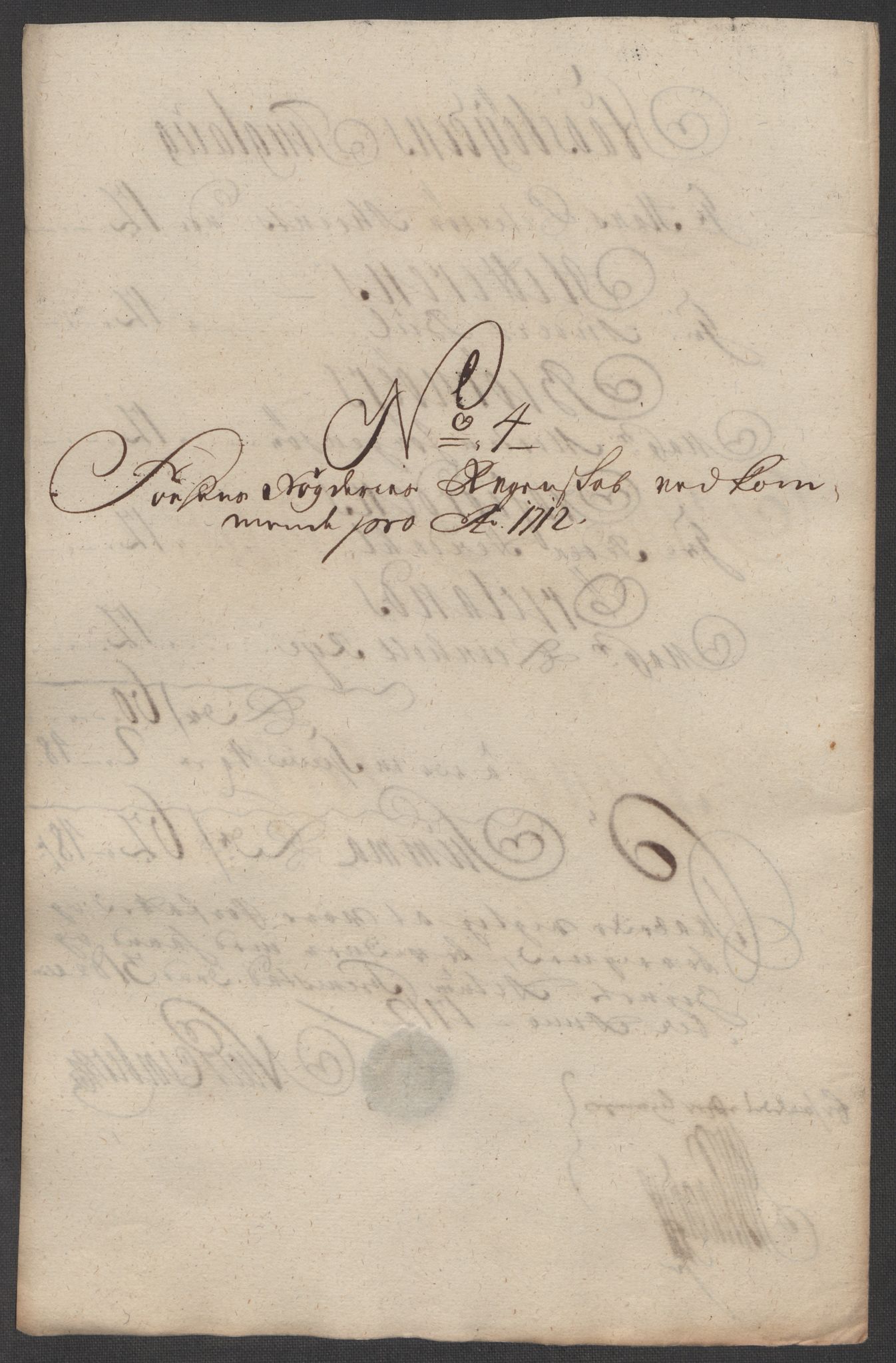 Rentekammeret inntil 1814, Reviderte regnskaper, Fogderegnskap, AV/RA-EA-4092/R57/L3861: Fogderegnskap Fosen, 1712-1713, p. 82