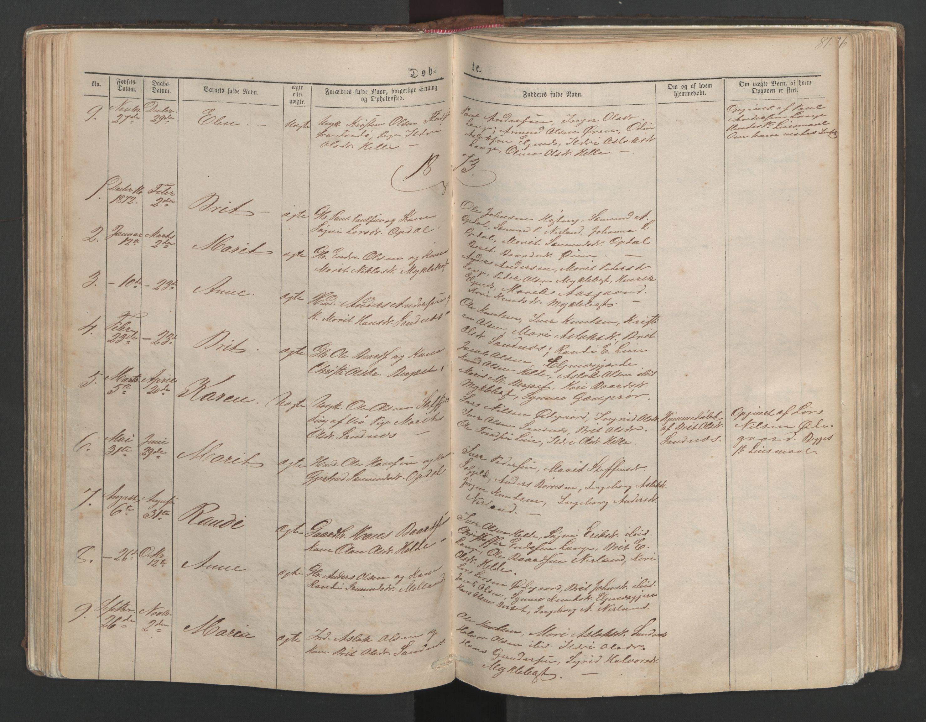 Ministerialprotokoller, klokkerbøker og fødselsregistre - Møre og Romsdal, AV/SAT-A-1454/554/L0645: Parish register (copy) no. 554C02, 1867-1946, p. 81